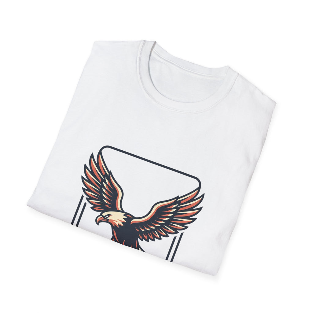 Eagle Graphic T-Shirt — Vintage Soaring Eagle Chest Print