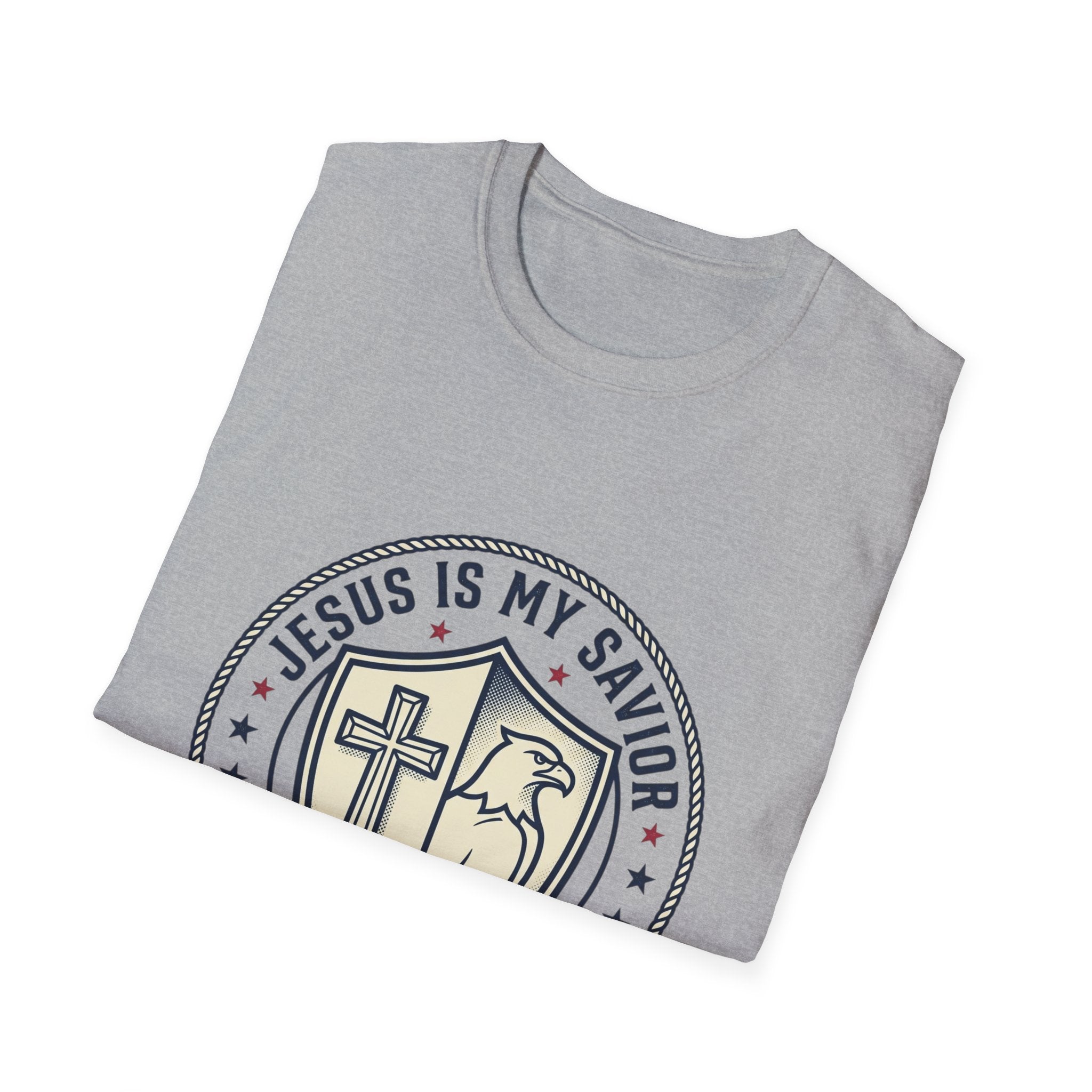 Christian Political T-Shirt — "Jesus Is My Savior, Trump Is My President"