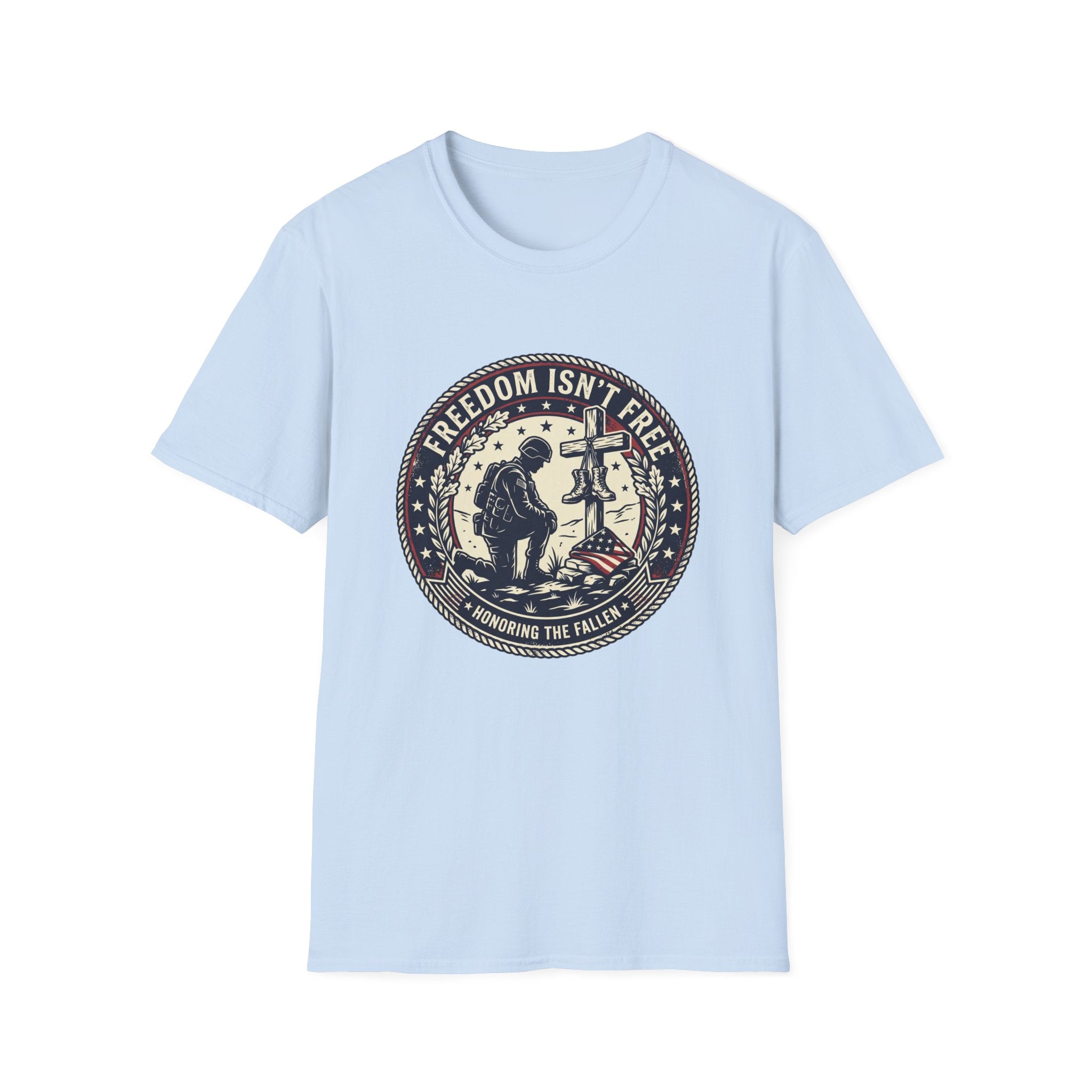 Freedom Isn't Free Memorial T-Shirt — Honoring the Fallen Military Tee