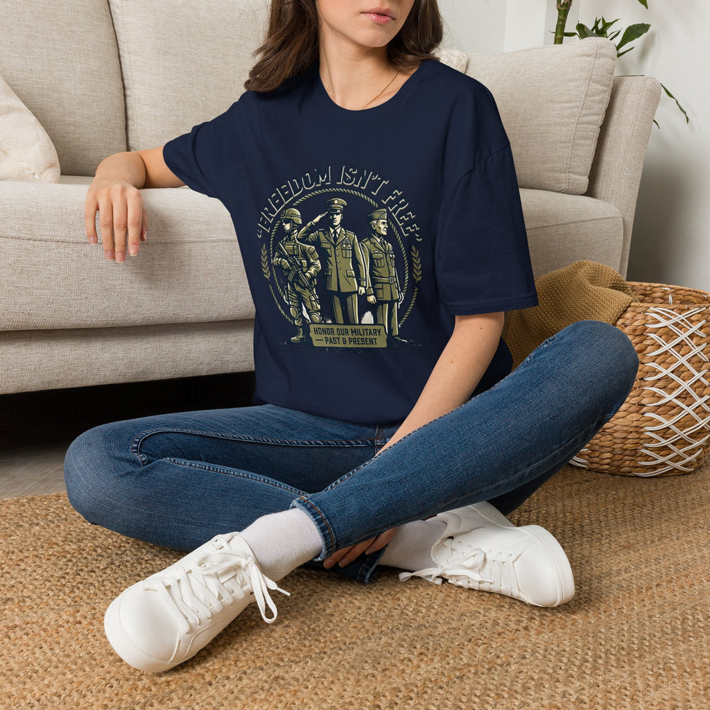 Freedom Isn't Free Military Tribute T-Shirt
