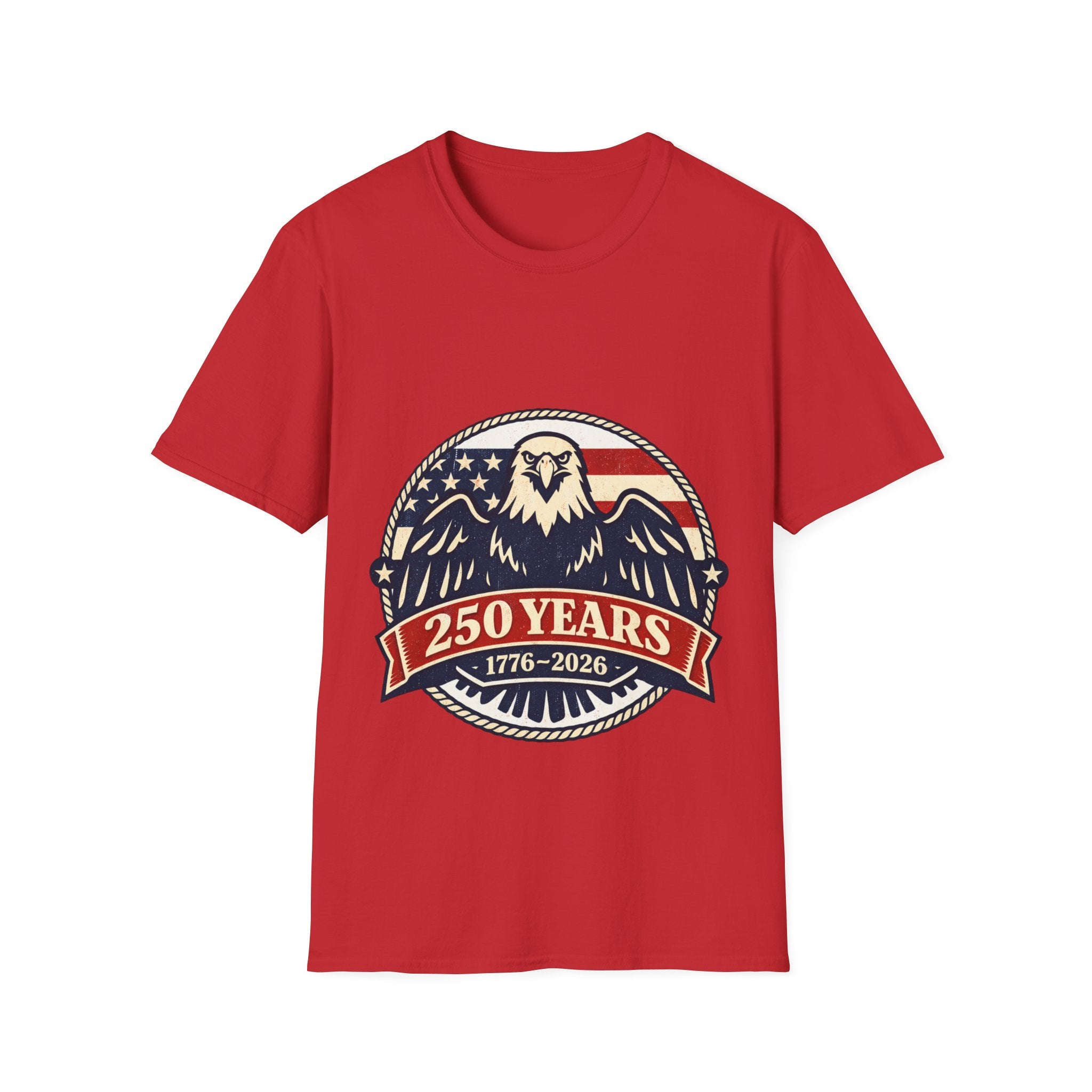 250 Years Eagle T-Shirt – 1776–2026 American Anniversary Patriotic Tee