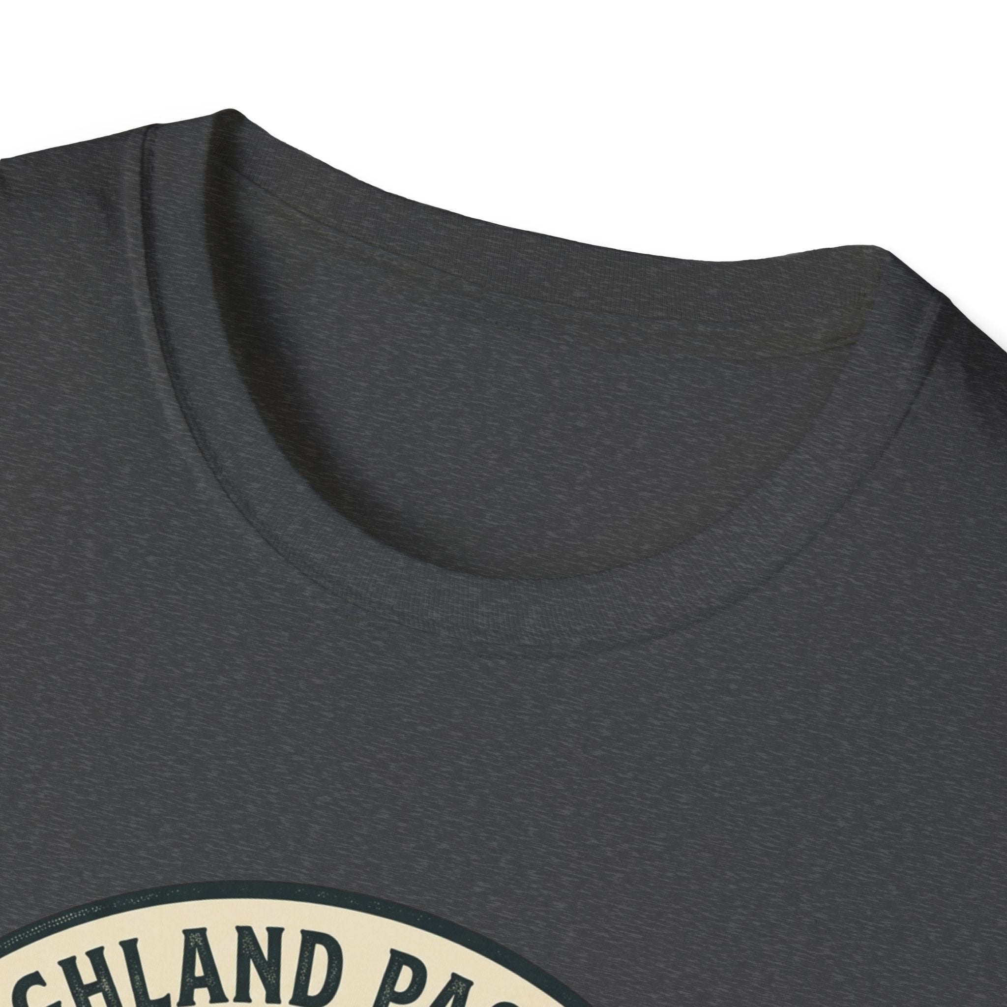 Highland Pastures T-Shirt — Scottish Highlands Highland Cow Vintage Badge