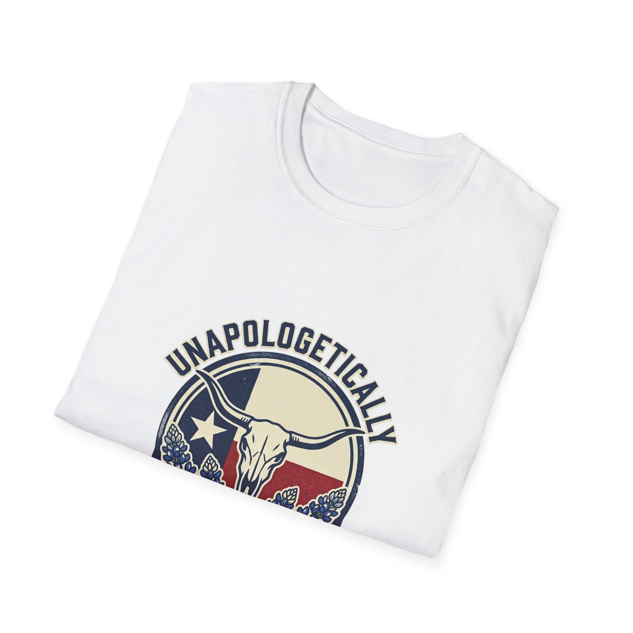 Unapologetically Texan T-Shirt — Retro Longhorn Texas Pride Tee