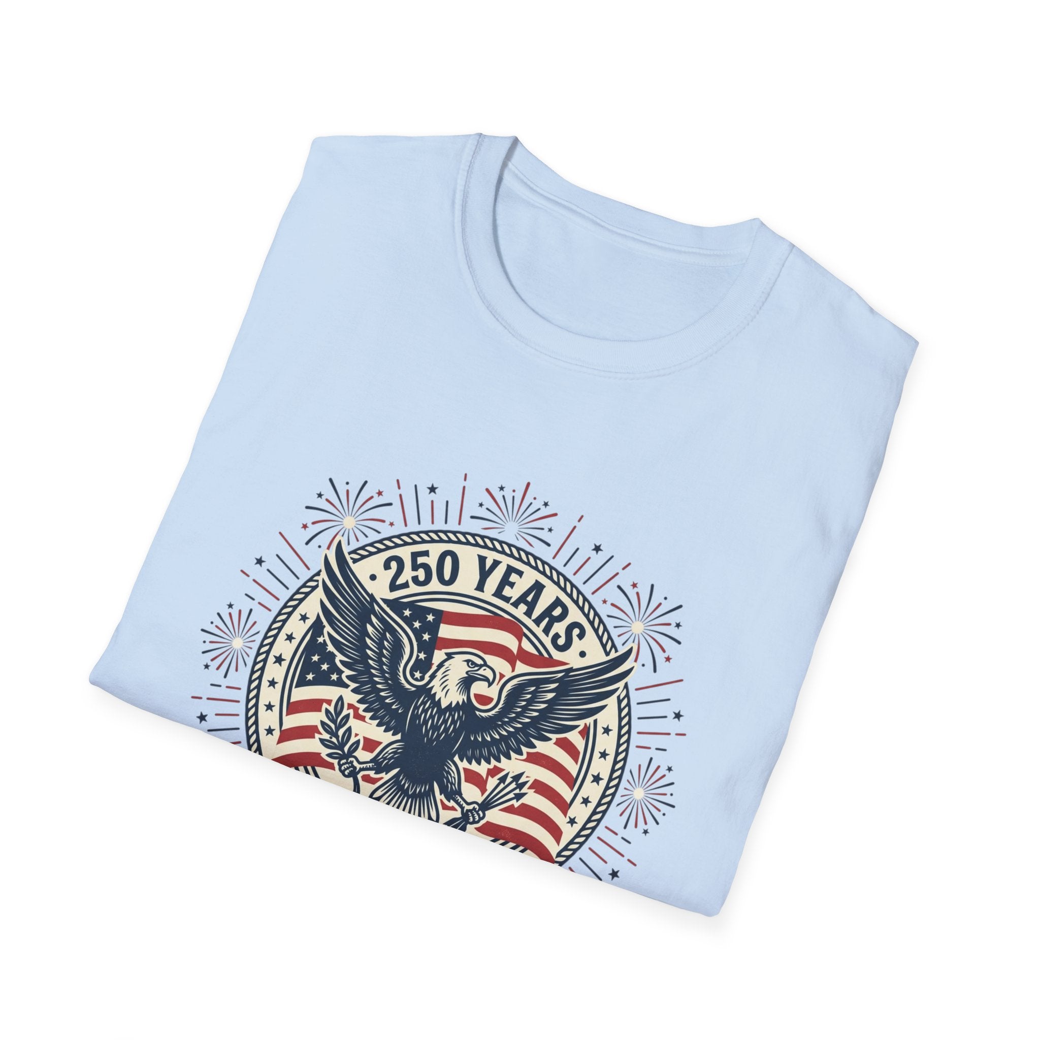 250 Years 1776–2026 Eagle T-Shirt — Patriotic American Independence Shirt
