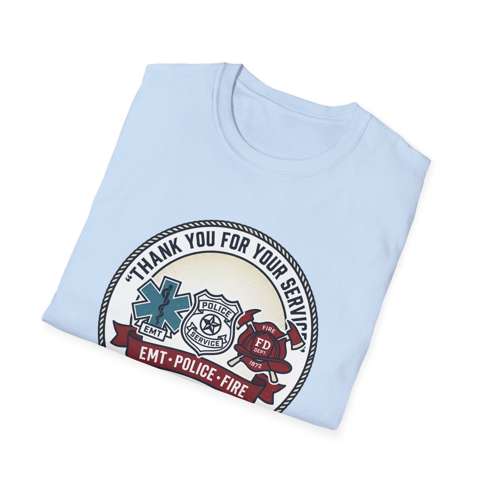 EMT • Police • Fire 'Thank You For Your Service' T-Shirt