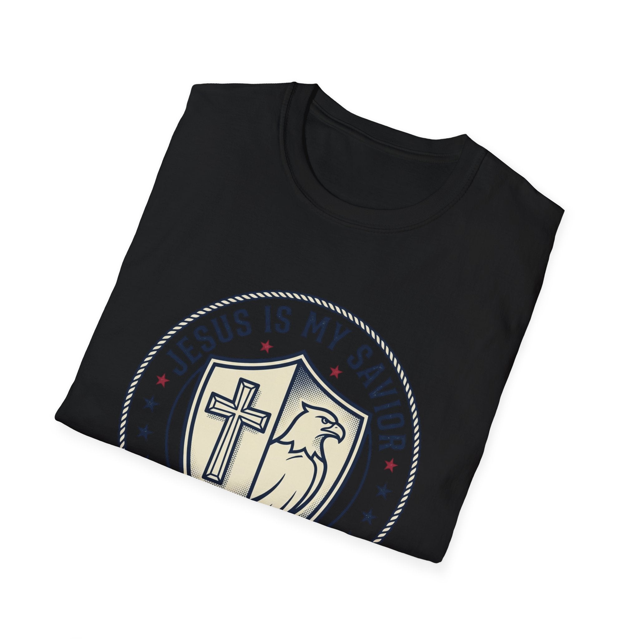 Christian Political T-Shirt — "Jesus Is My Savior, Trump Is My President"
