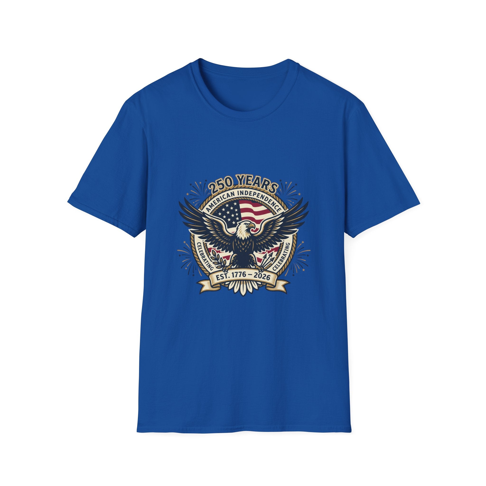 250 Years American Independence Eagle T-Shirt — Est. 1776–2026 Patriotic Tee
