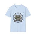 Strong Military Emblem T-Shirt — Patriotic Eagle & Helmet Design