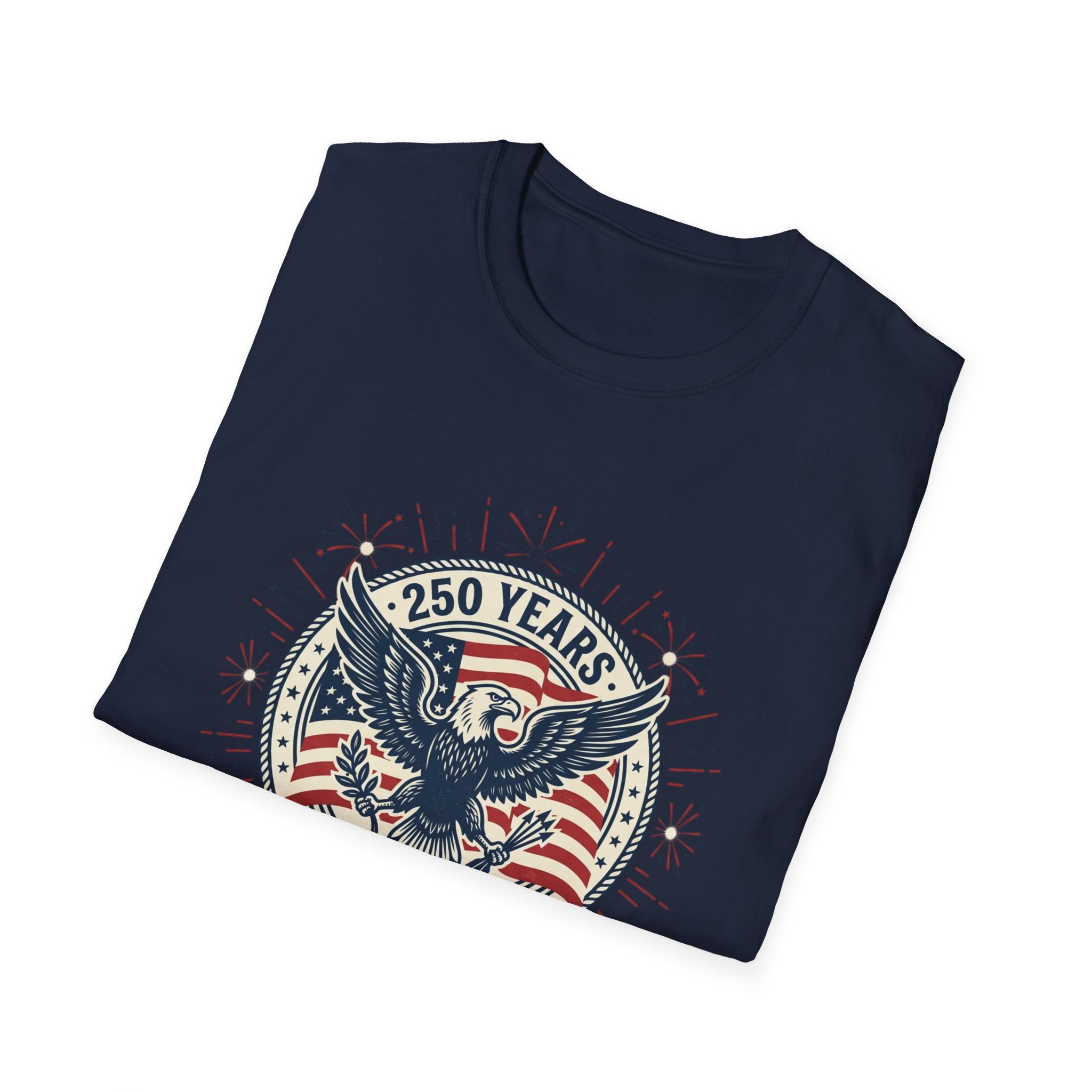 250 Years 1776–2026 Eagle T-Shirt — Patriotic American Independence Shirt