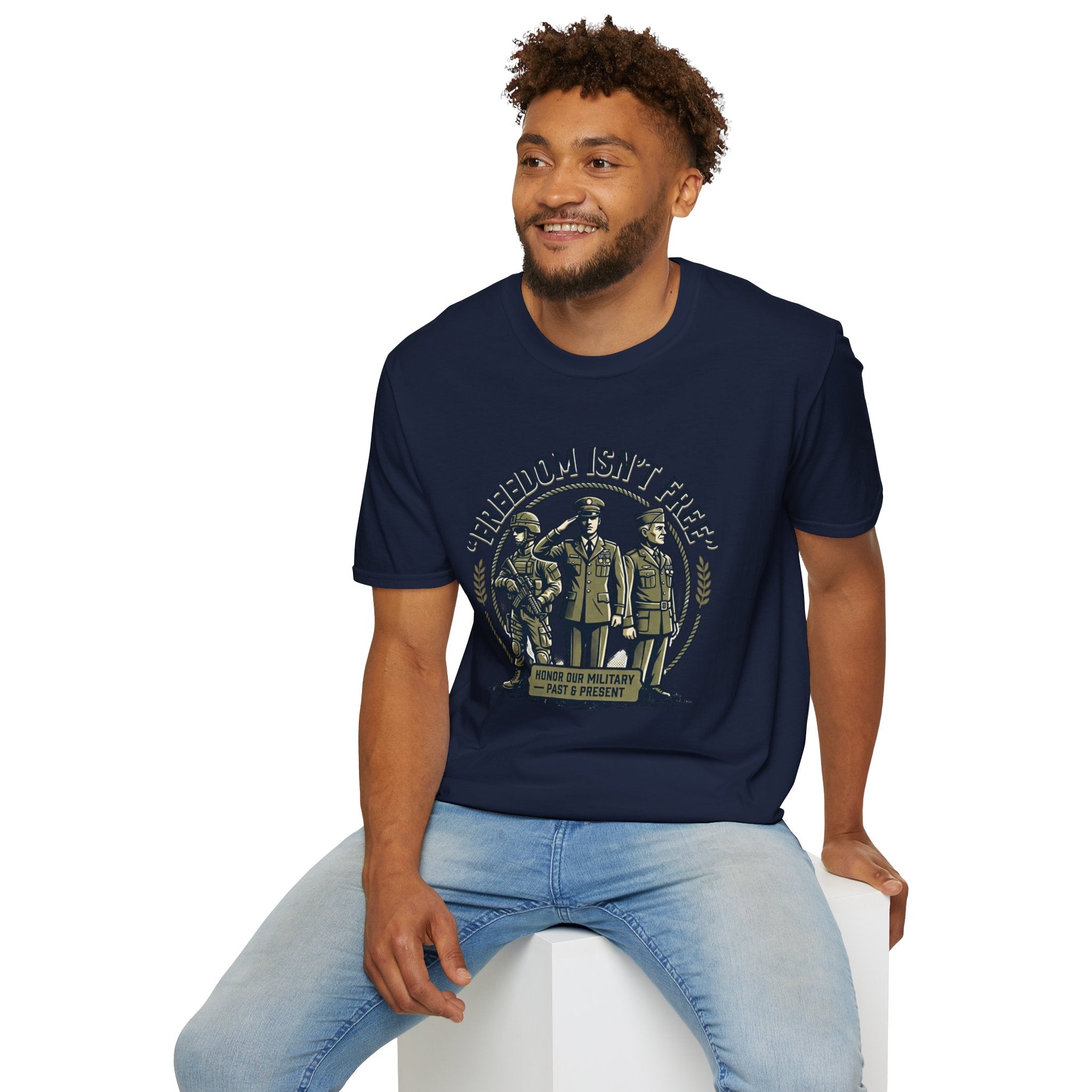 Freedom Isn't Free Military Tribute T-Shirt