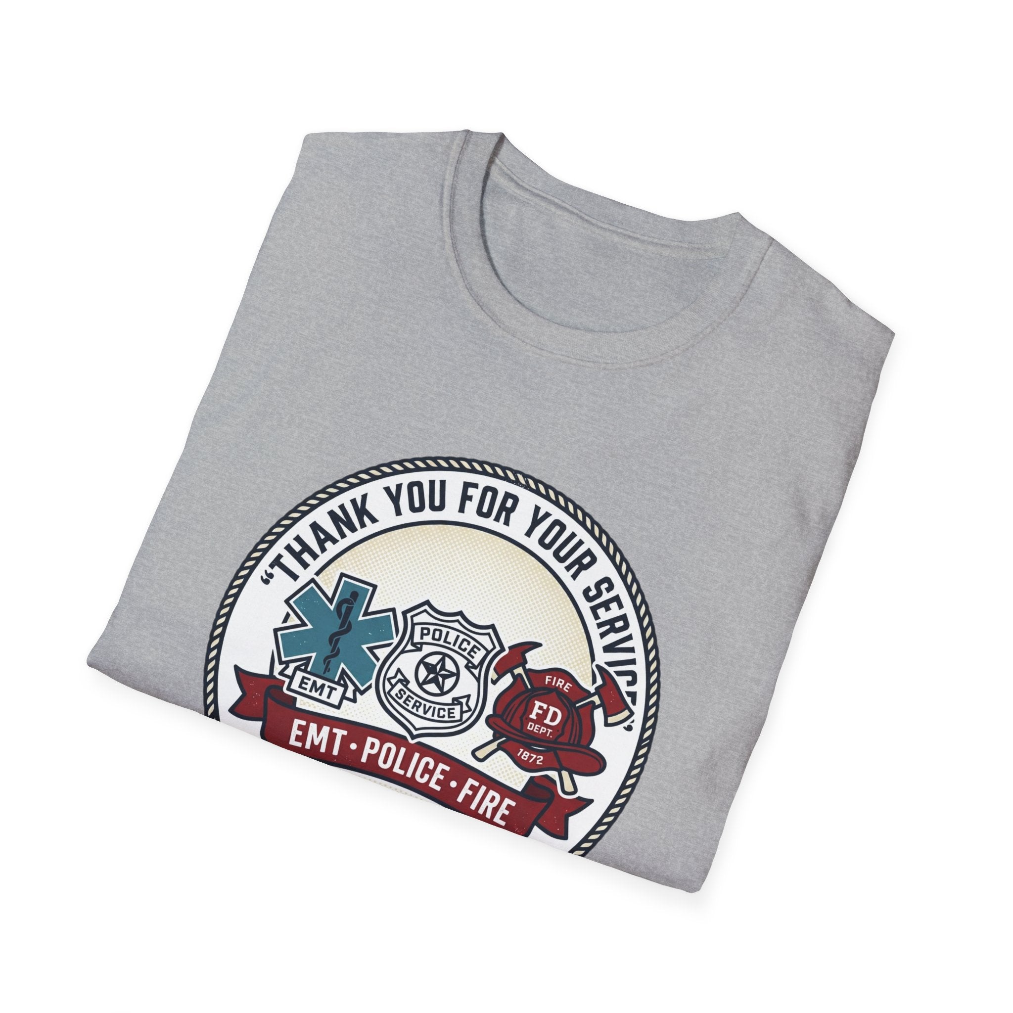 EMT • Police • Fire 'Thank You For Your Service' T-Shirt