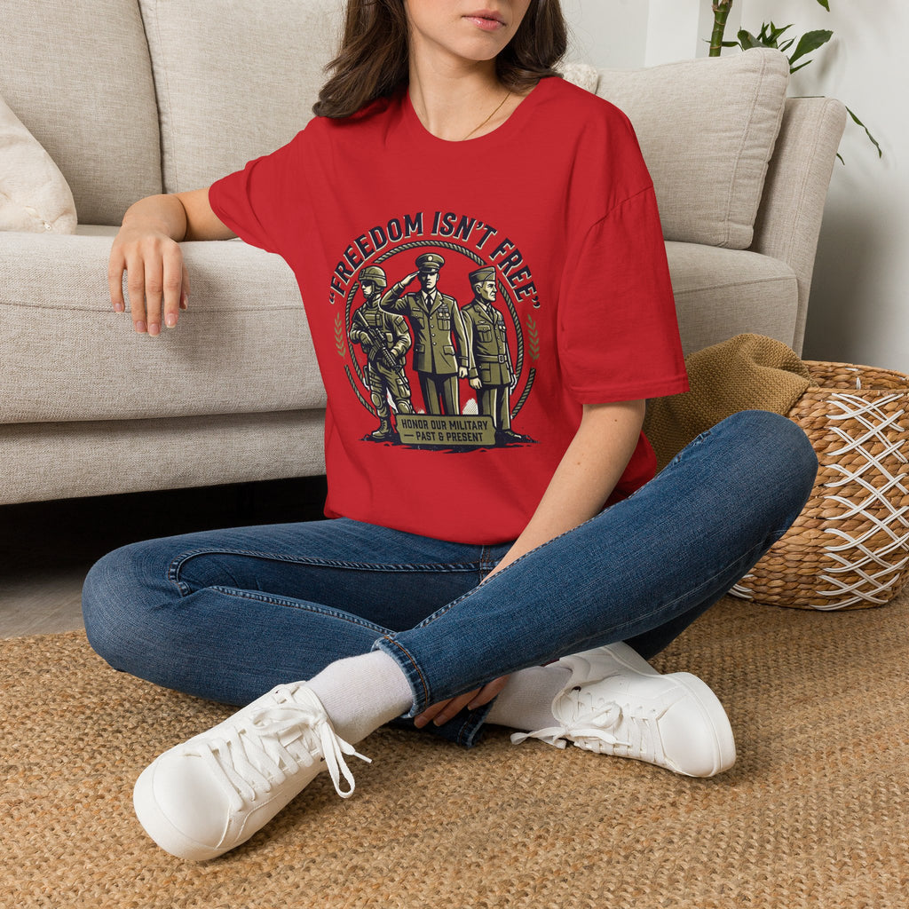 Freedom Isn't Free Military Tribute T-Shirt