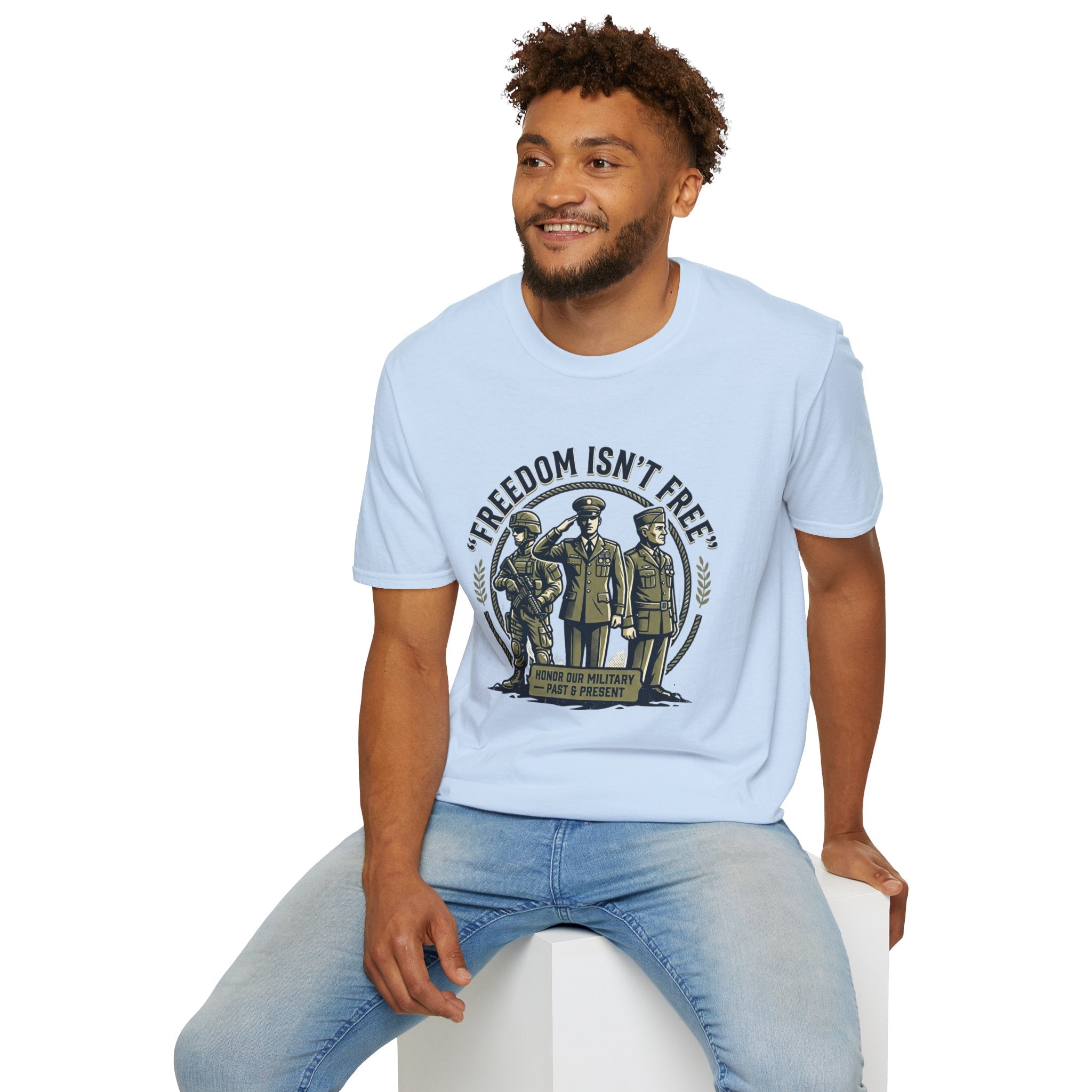 Freedom Isn't Free Military Tribute T-Shirt