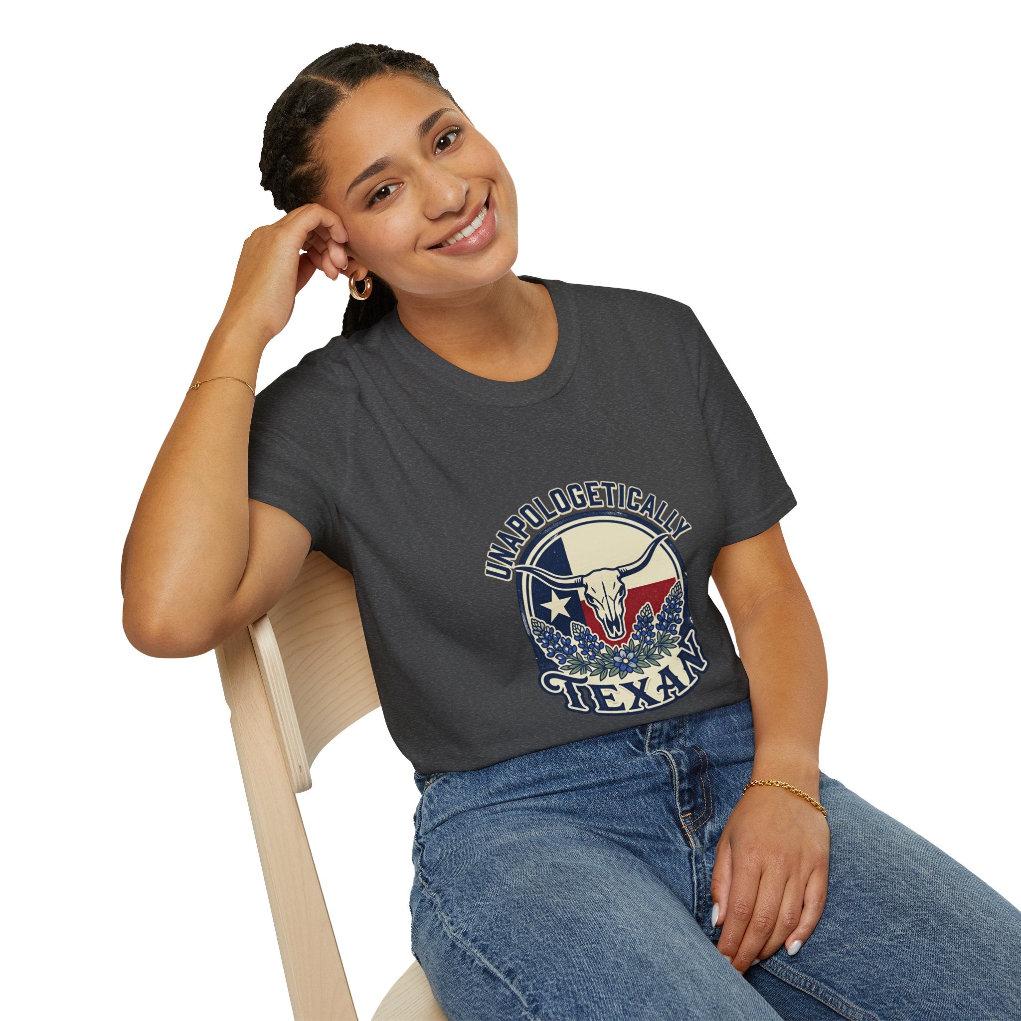 Unapologetically Texan T-Shirt — Retro Longhorn Texas Pride Tee