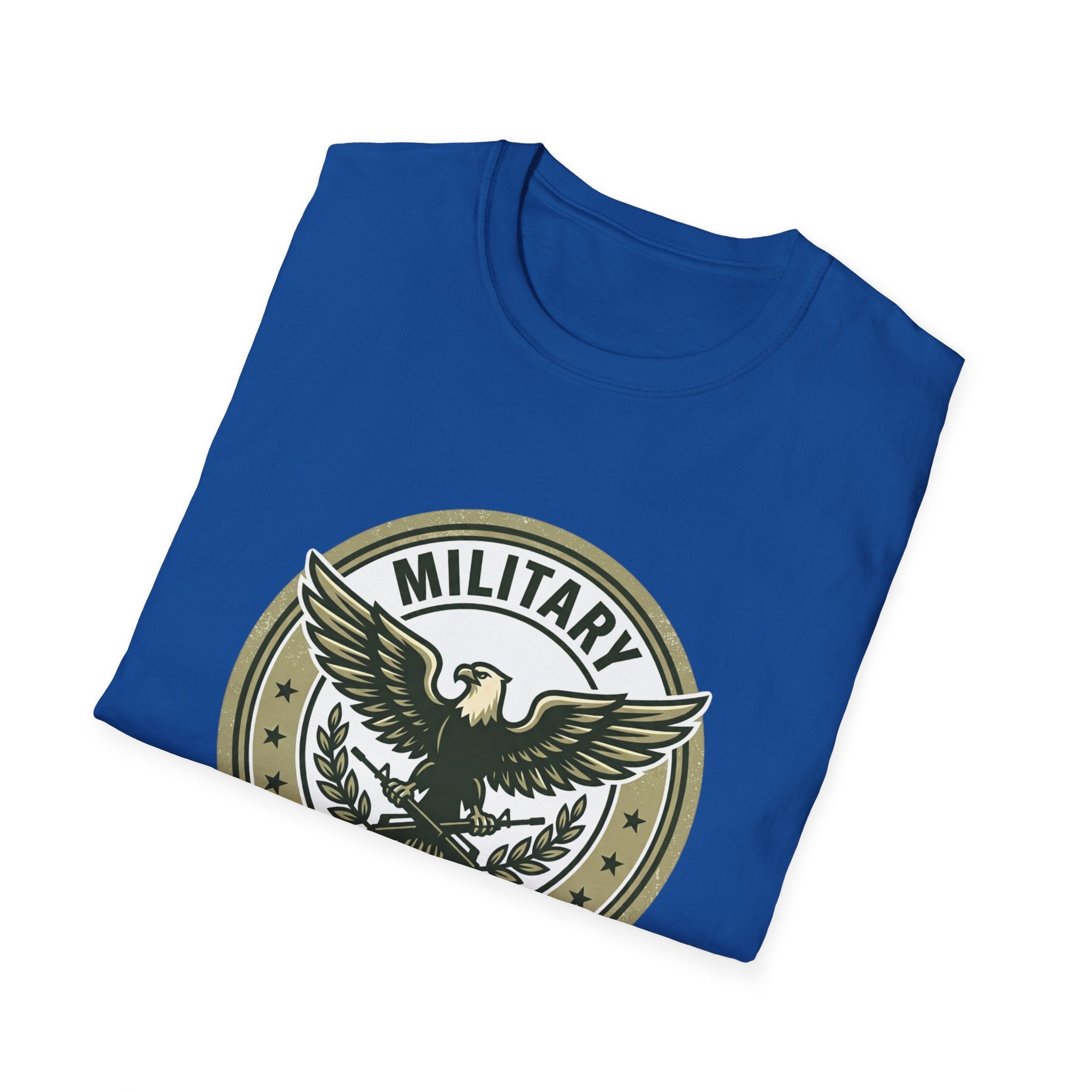 Military Eagle T-Shirt — Vintage Emblem Patriotic Tee