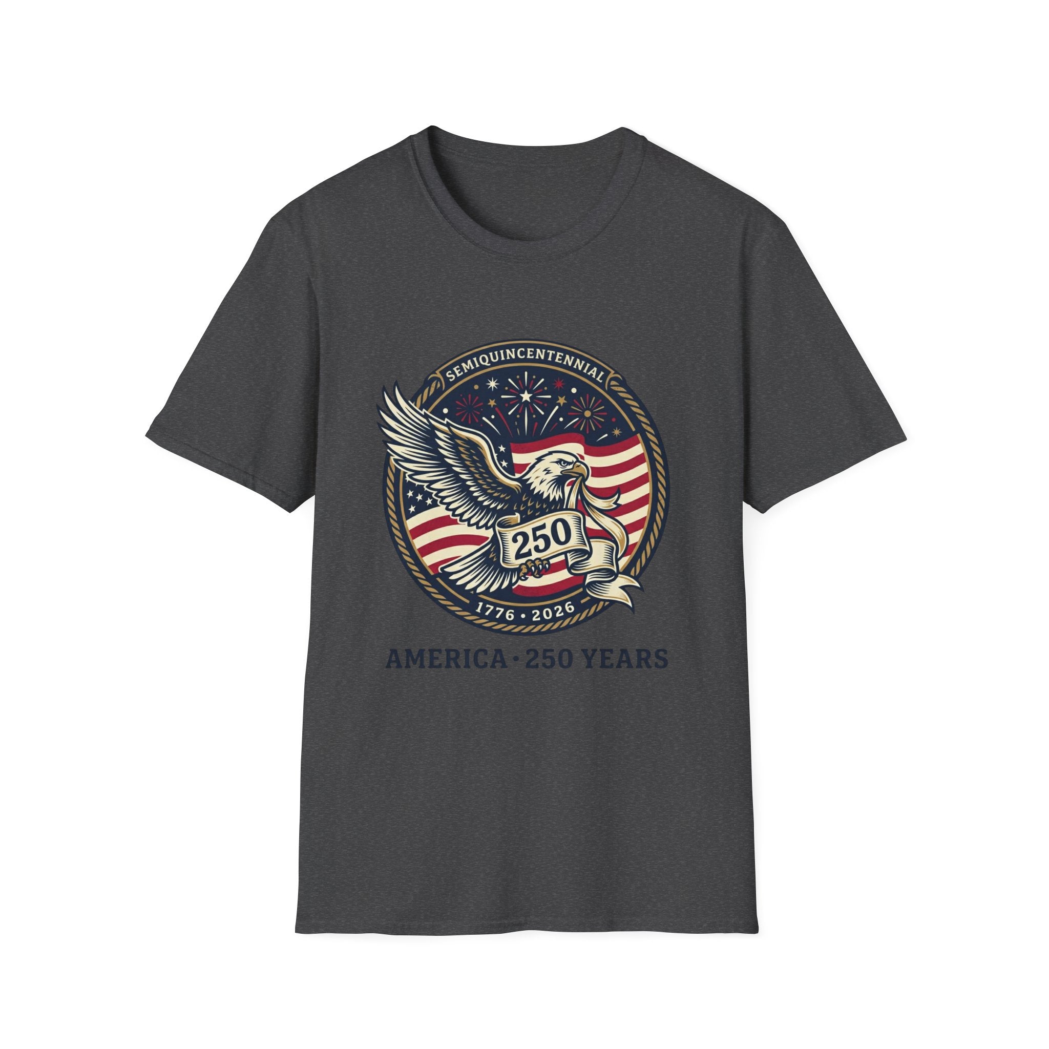 250th America Eagle T-Shirt — Semiquincentennial Patriotic Shirt