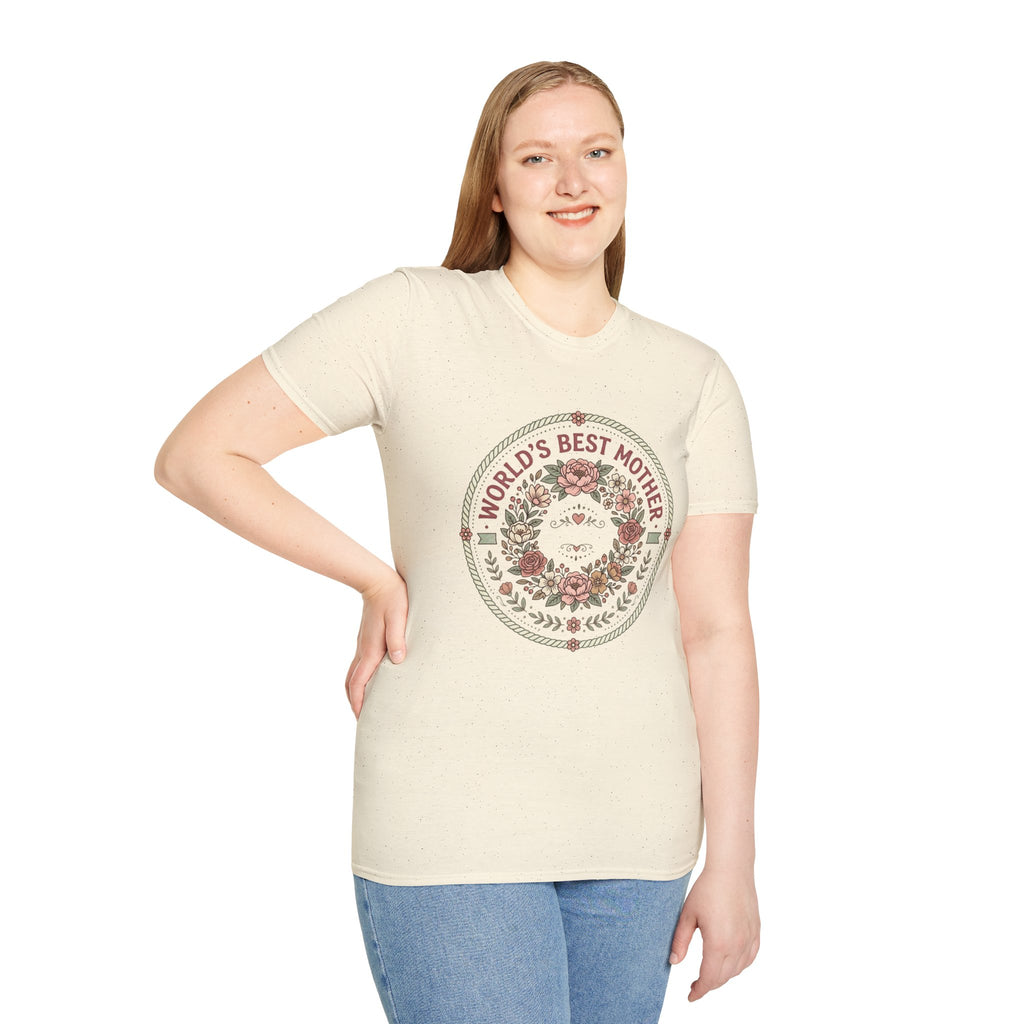 World's Best Mother Floral T-Shirt