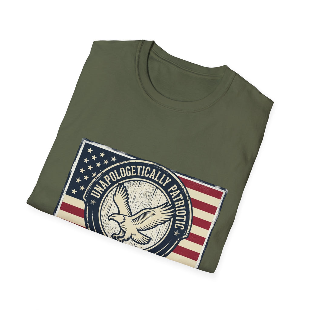 Patriotic Eagle T-Shirt — Unapologetically Patriotic American Flag Tee