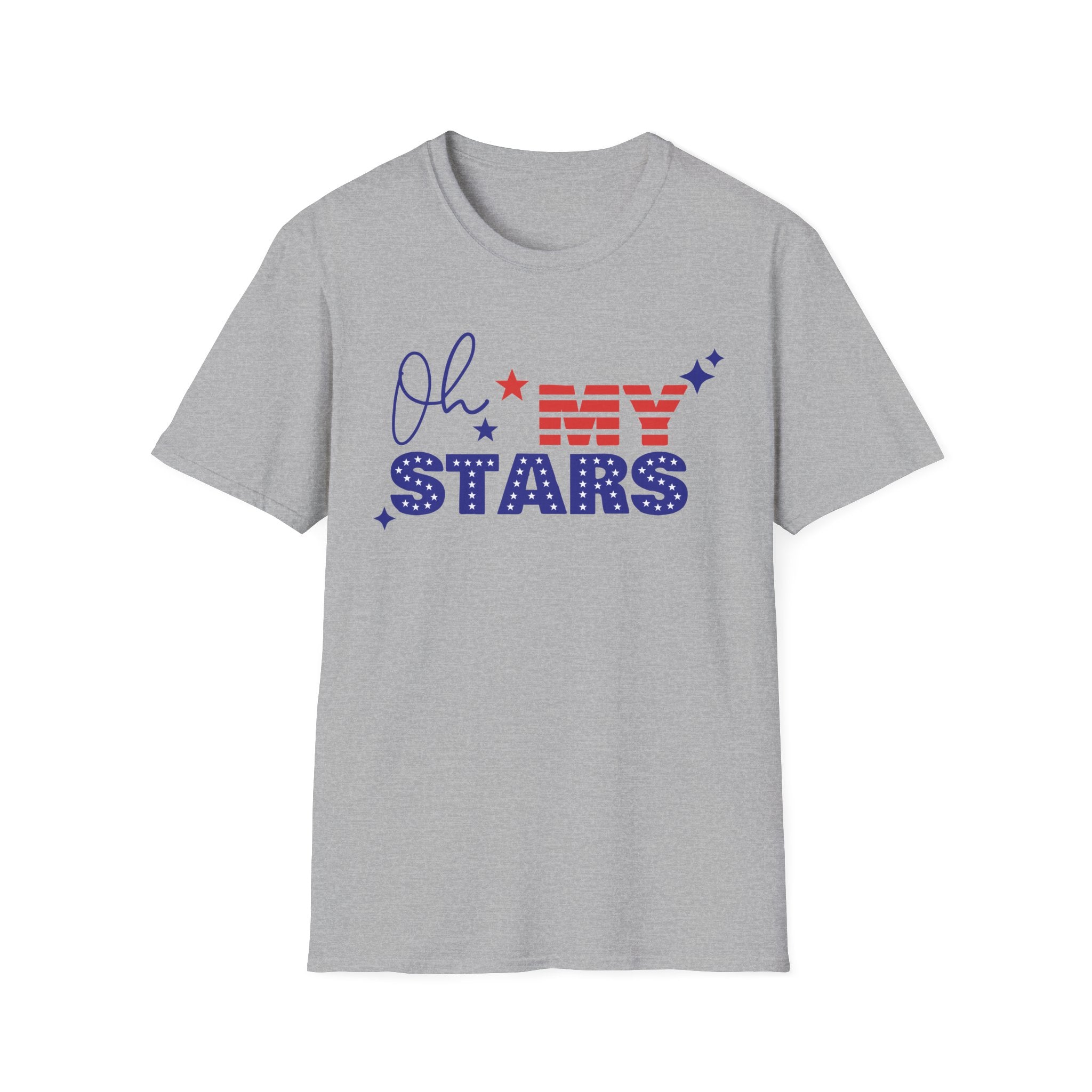 Oh My Stars T-Shirt – Patriotic 4th of July Graphic Tee
