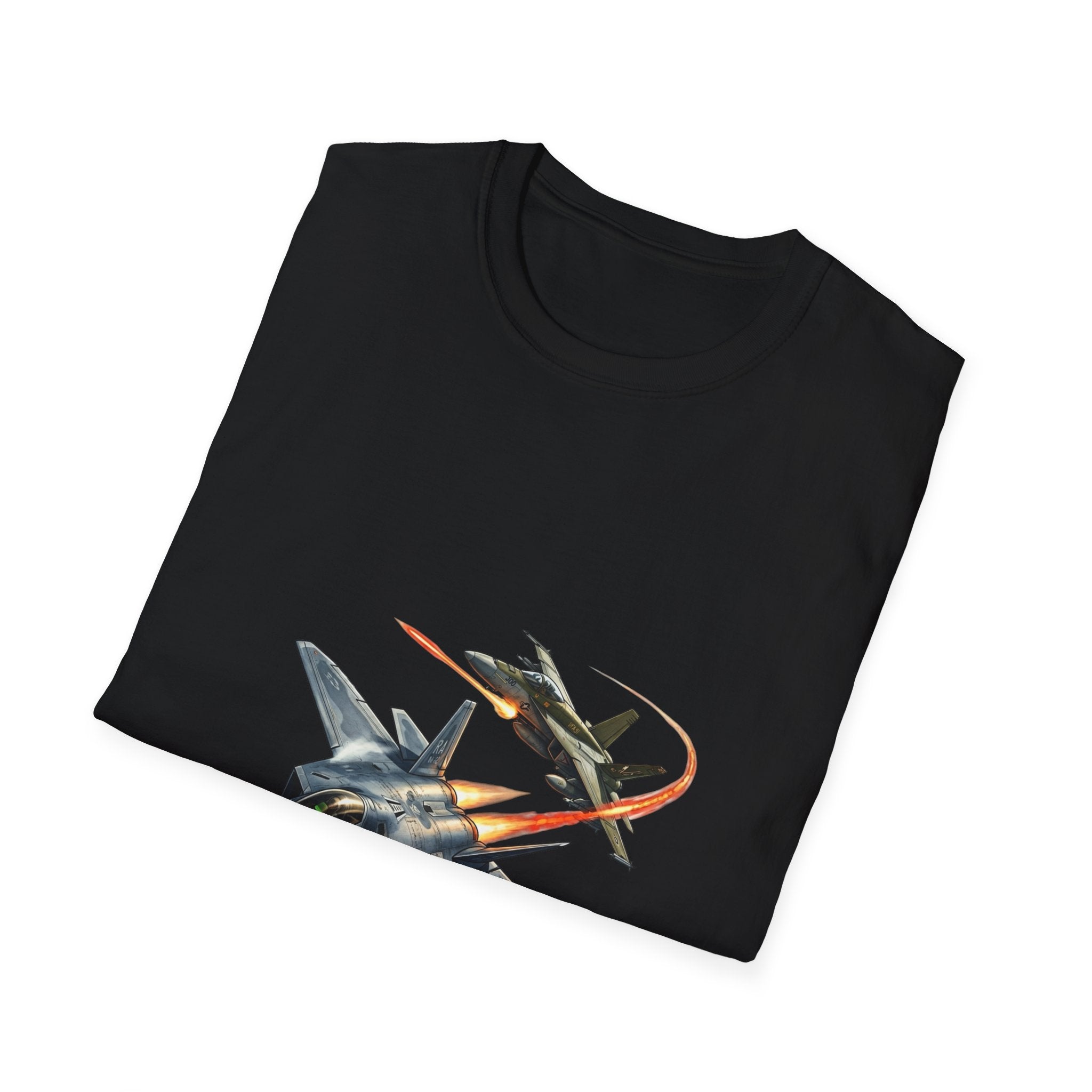 Jet Fighter T-Shirt — Vintage Military Aviation Graphic Tee