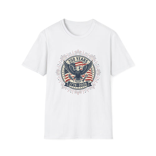 250 Years 1776–2026 Eagle T-Shirt — Patriotic American Independence Shirt