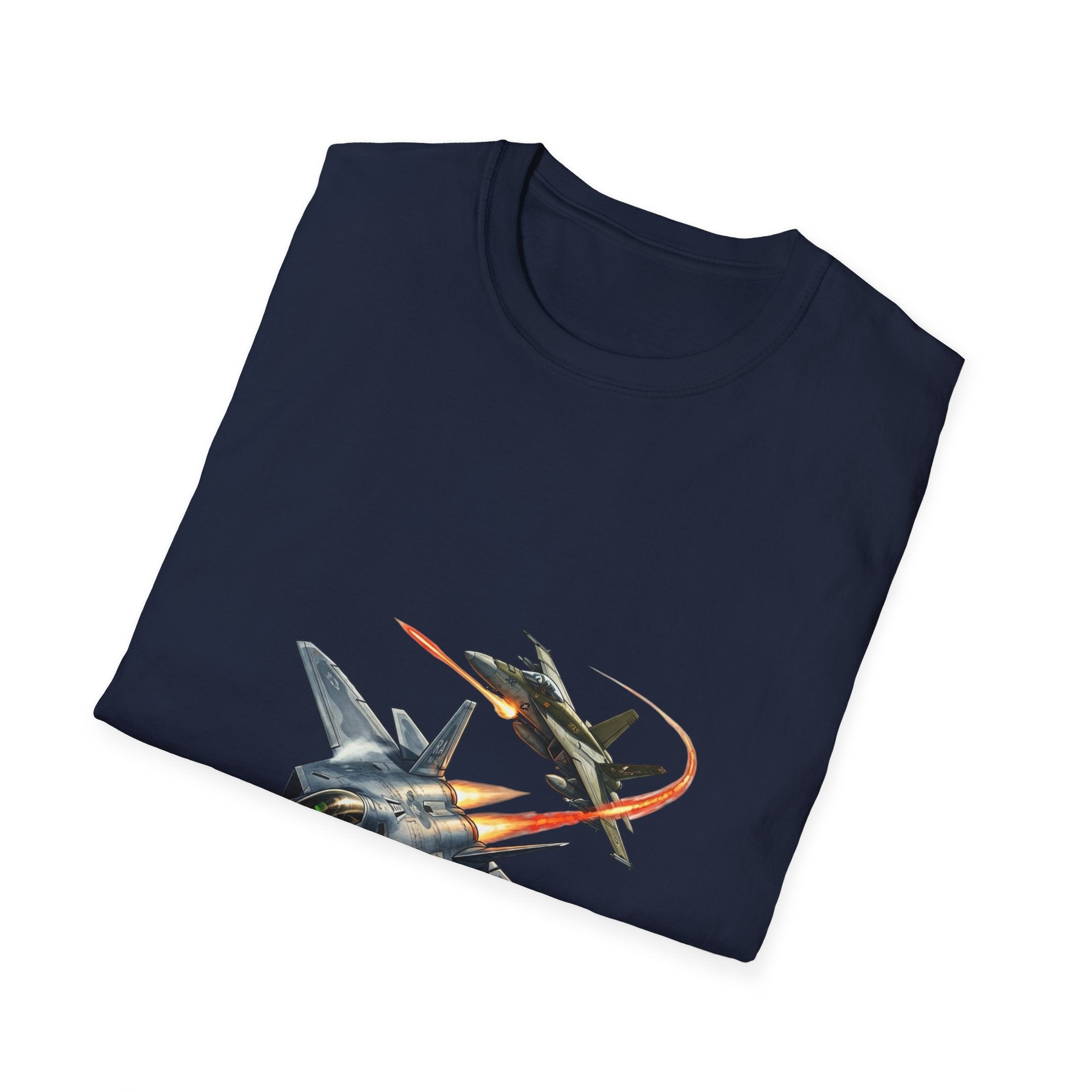 Jet Fighter T-Shirt — Vintage Military Aviation Graphic Tee