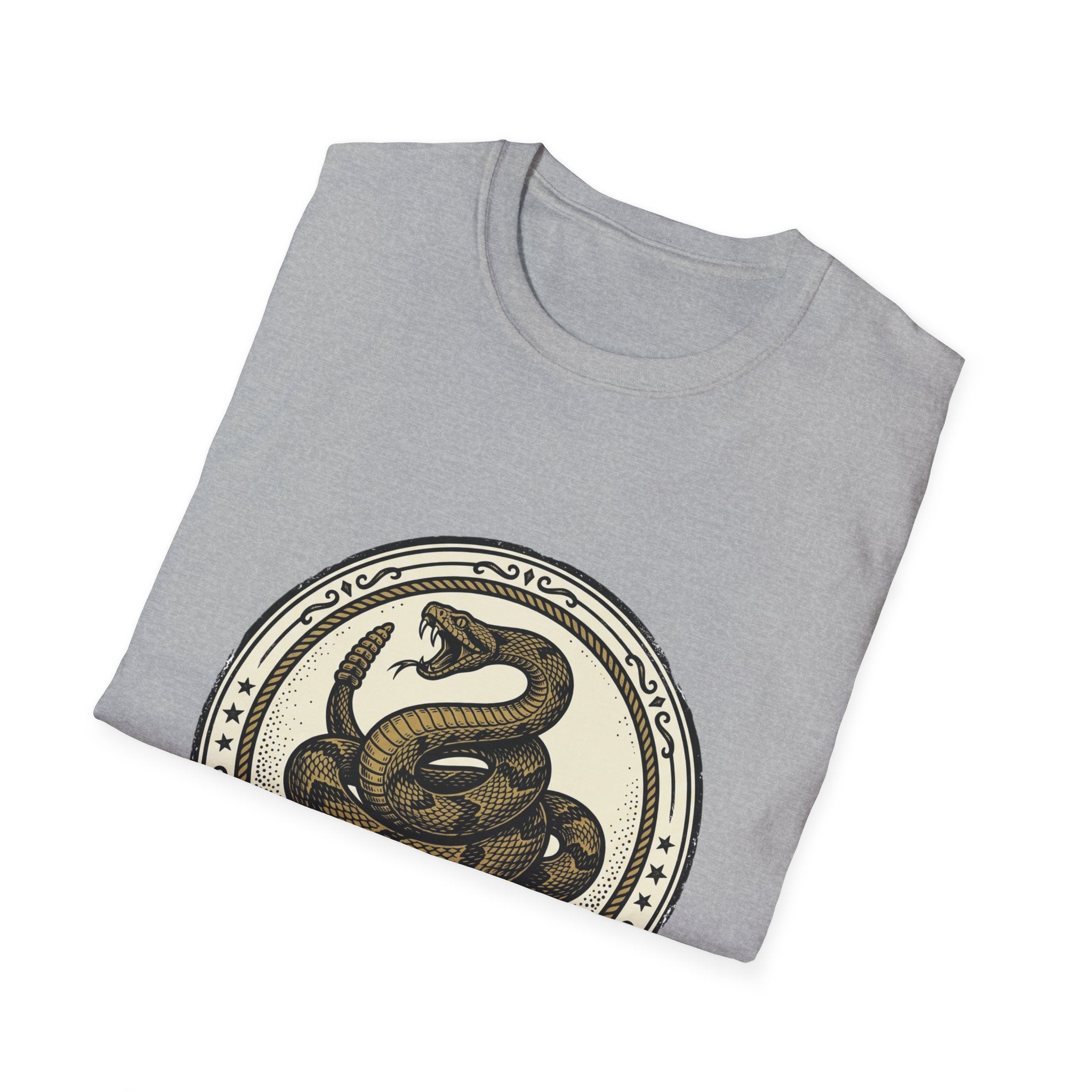 Don't Tread On Me Snake T-Shirt — Gadsden Flag Vintage Patriotic Tee