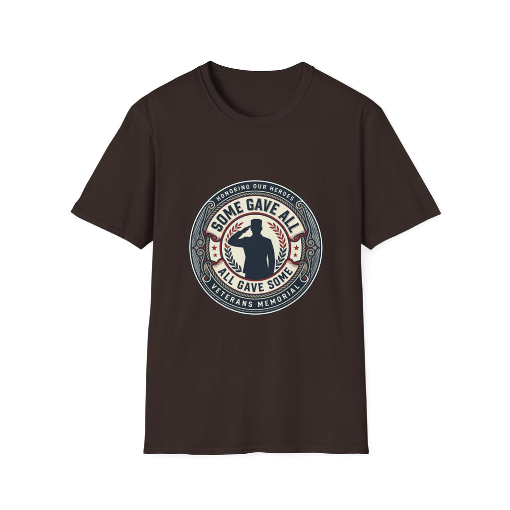 Veterans Memorial T-Shirt — "Some Gave All, All Gave Some" Tribute Tee