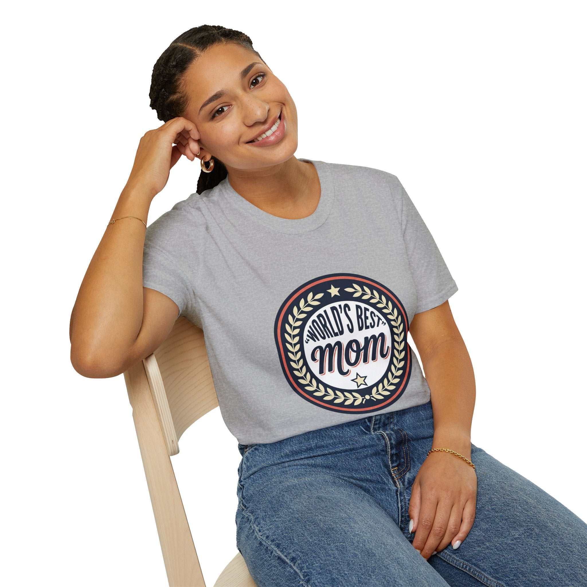 World's Best Mom T-Shirt – Vintage Badge Mother's Day Tee