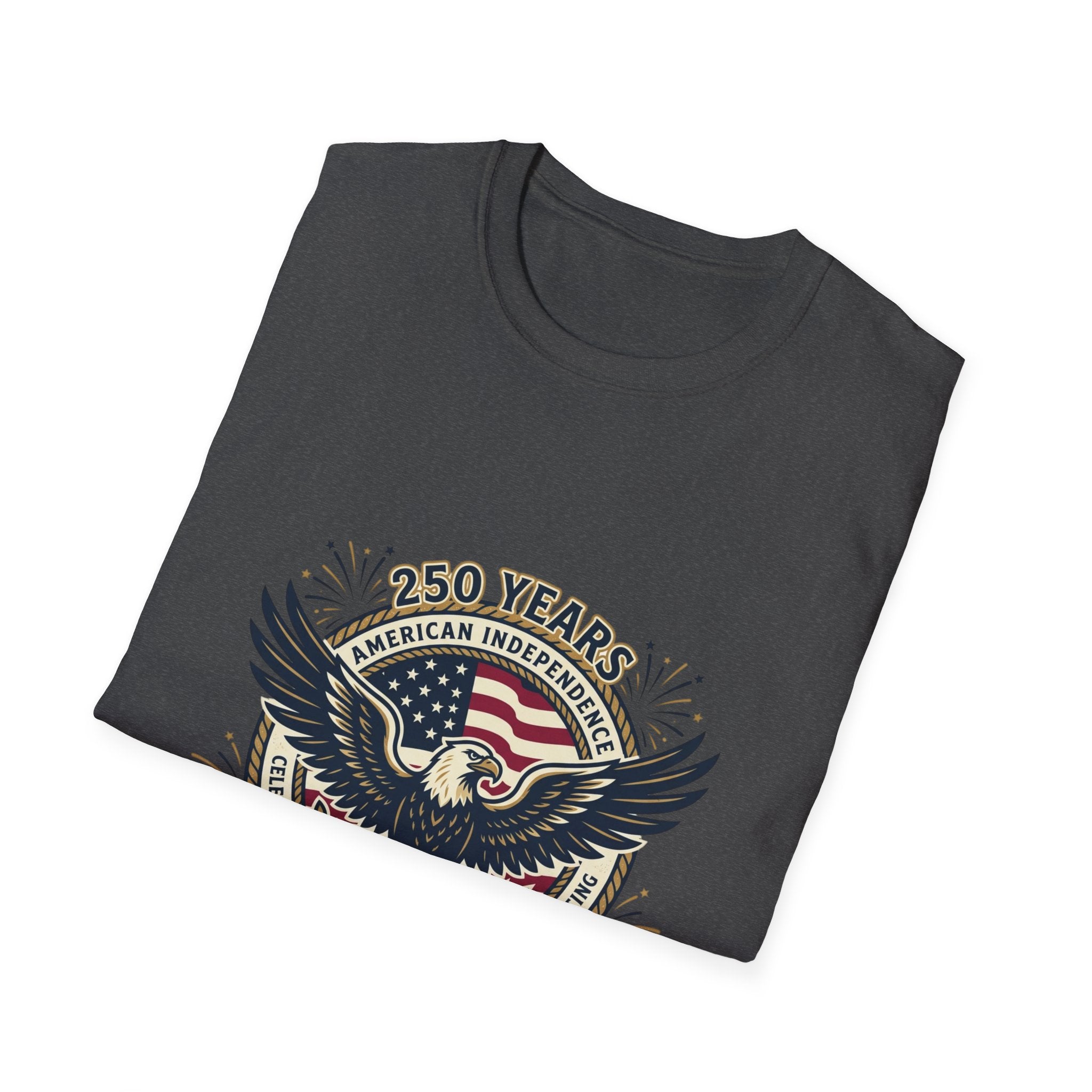 250 Years American Independence Eagle T-Shirt — Est. 1776–2026 Patriotic Tee