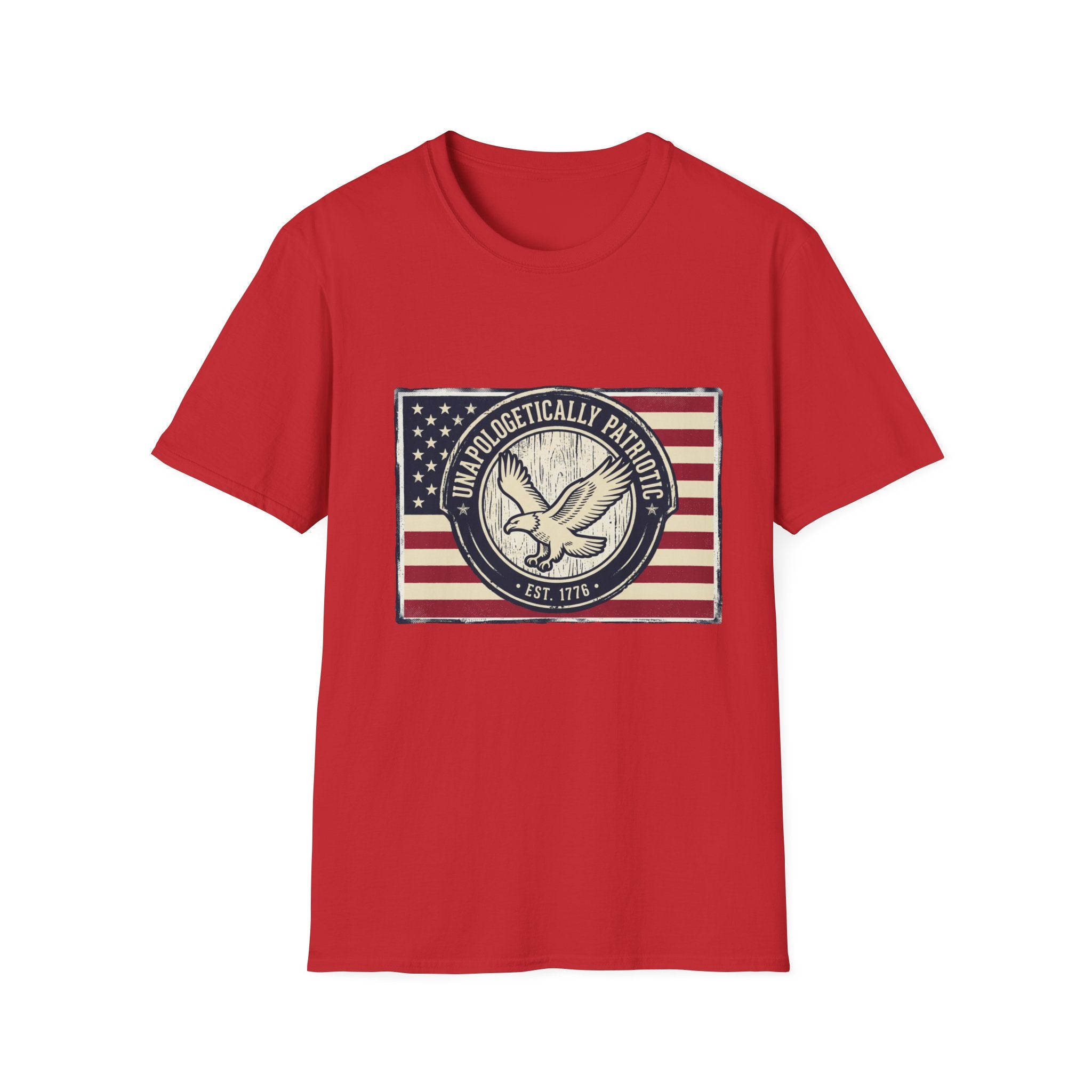 Patriotic Eagle T-Shirt — Unapologetically Patriotic American Flag Tee