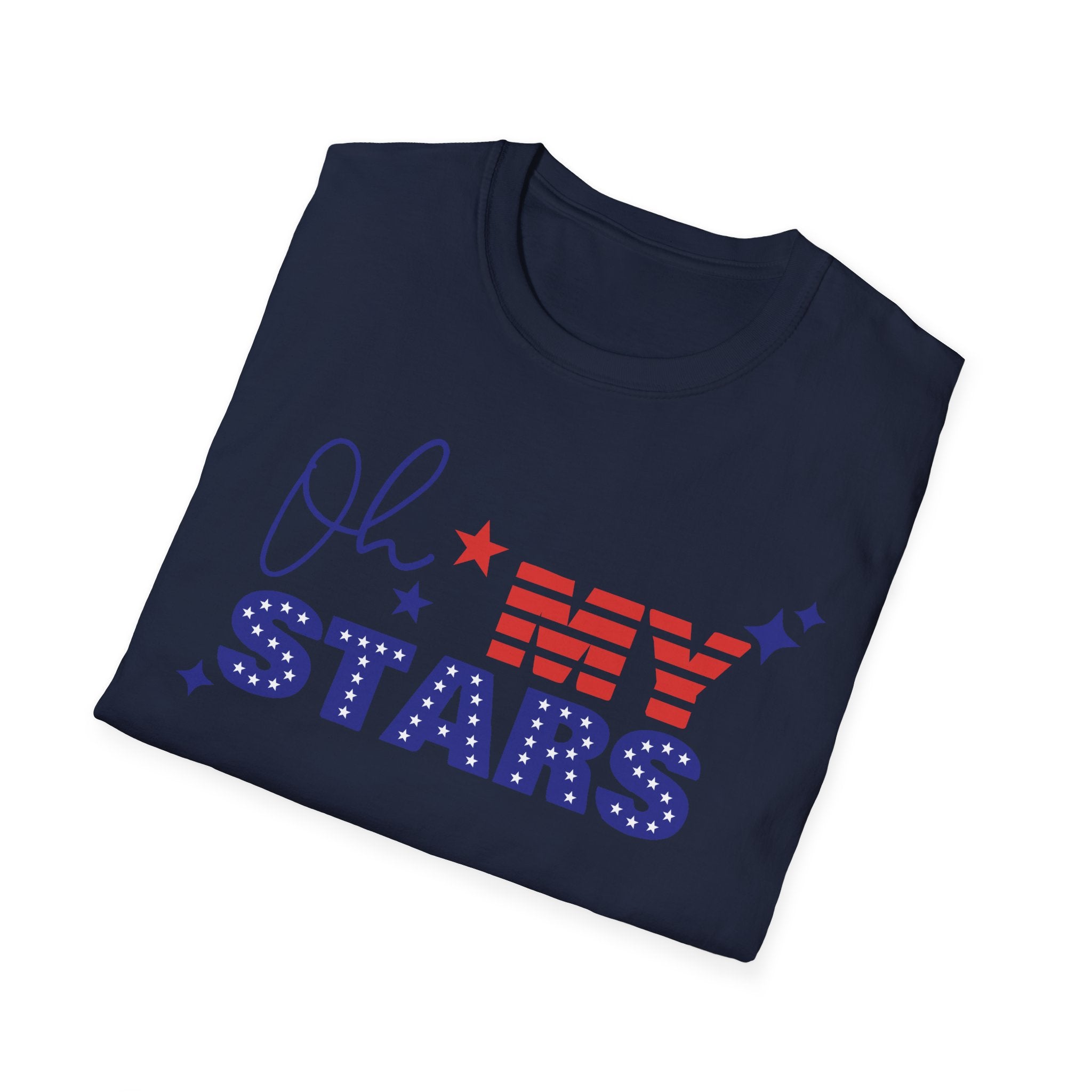 Oh My Stars T-Shirt – Patriotic 4th of July Graphic Tee