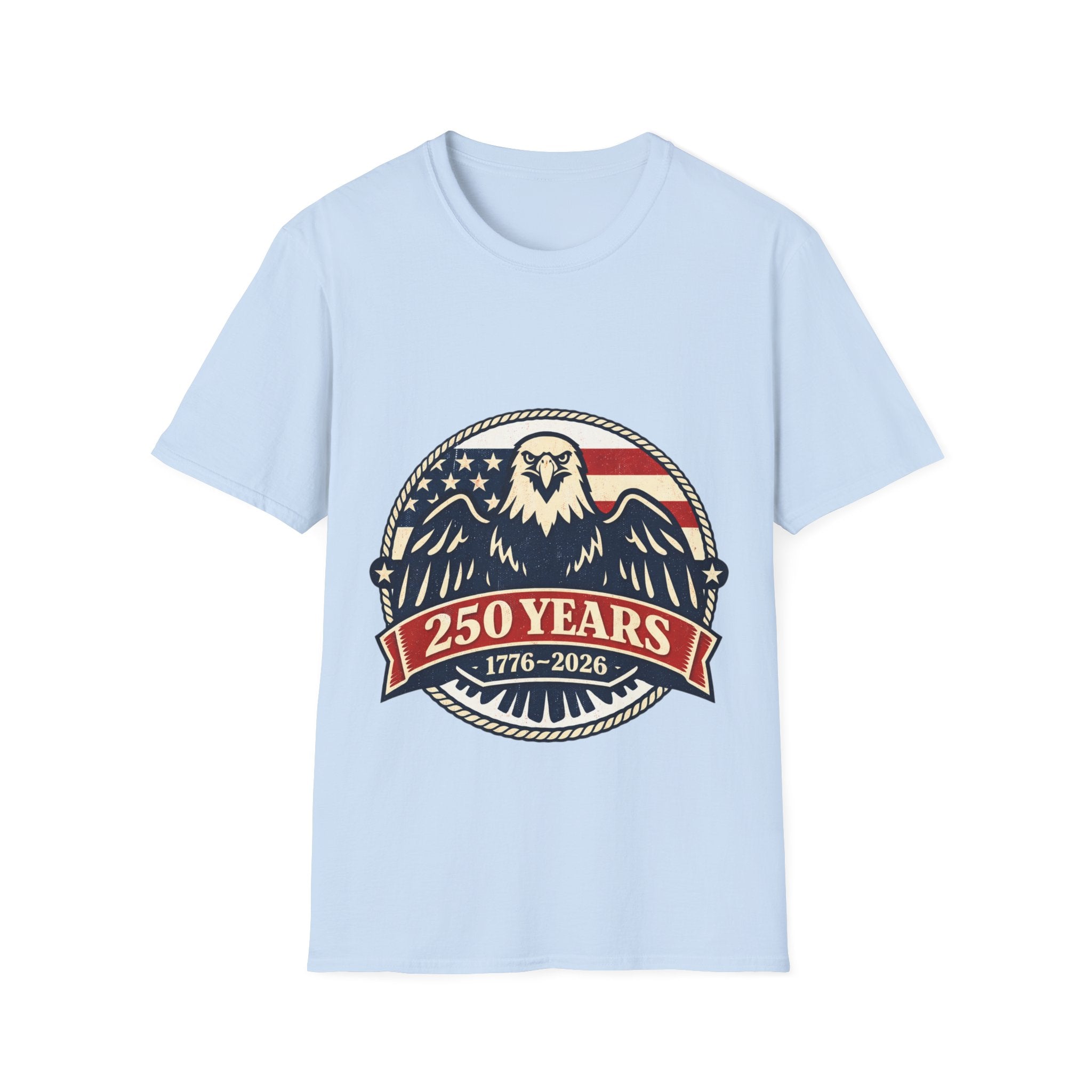 250 Years Eagle T-Shirt – 1776–2026 American Anniversary Patriotic Tee