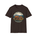 Highland Pastures T-Shirt — Scottish Highlands Highland Cow Vintage Badge