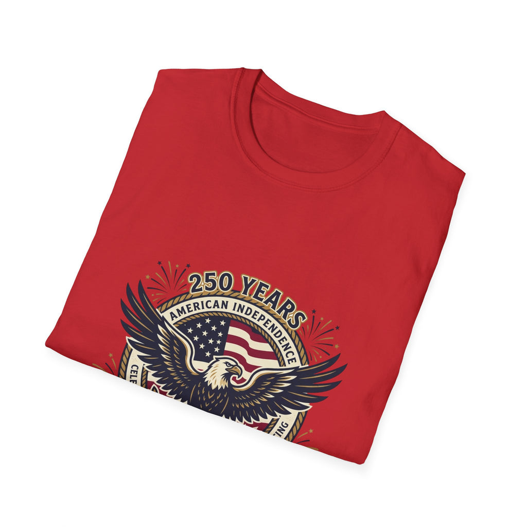 250 Years American Independence Eagle T-Shirt — Est. 1776–2026 Patriotic Tee