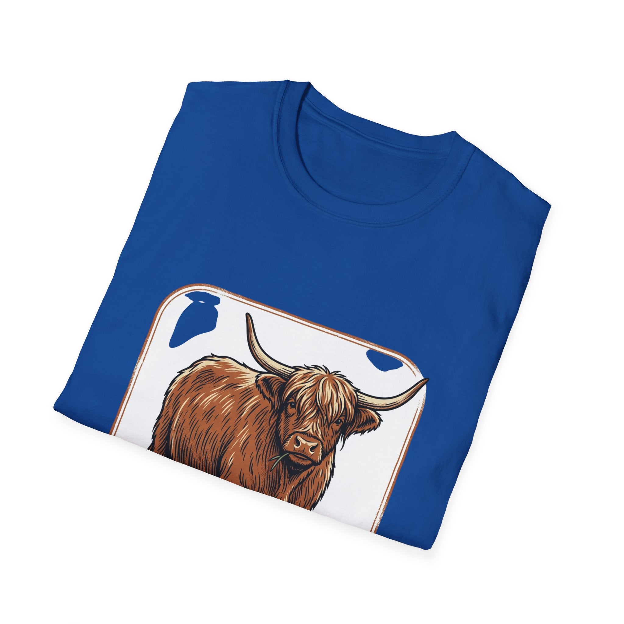 Highland Cow T-Shirt — Rustic Scottish Cattle Tee