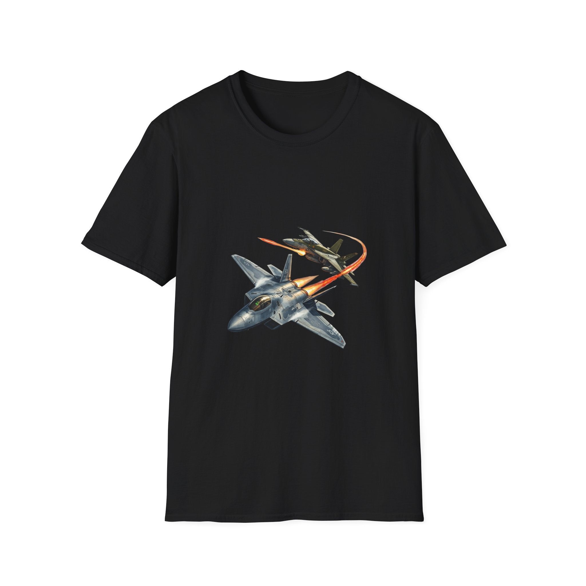 Jet Fighter T-Shirt — Vintage Military Aviation Graphic Tee
