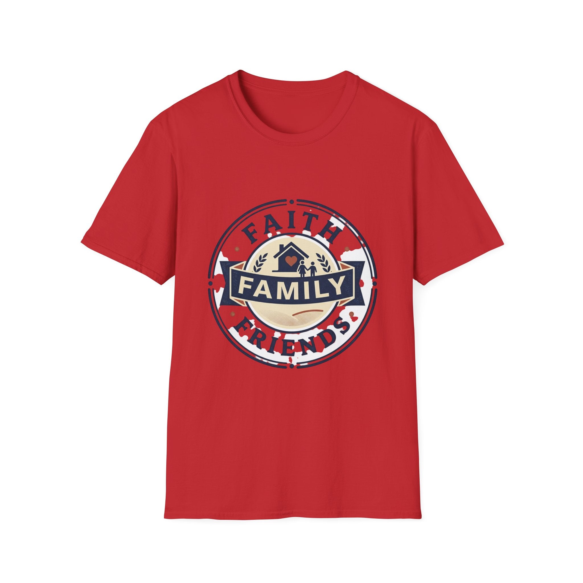 Faith, Family & Friends T-Shirt — Inspirational Christian Family Tee