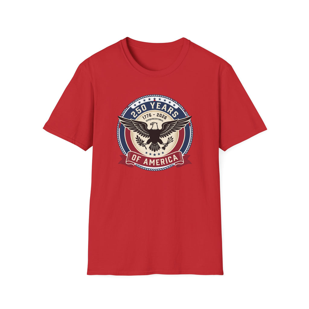 250 Years of America Eagle T-Shirt — 1776–2026 Patriotic Anniversary Tee