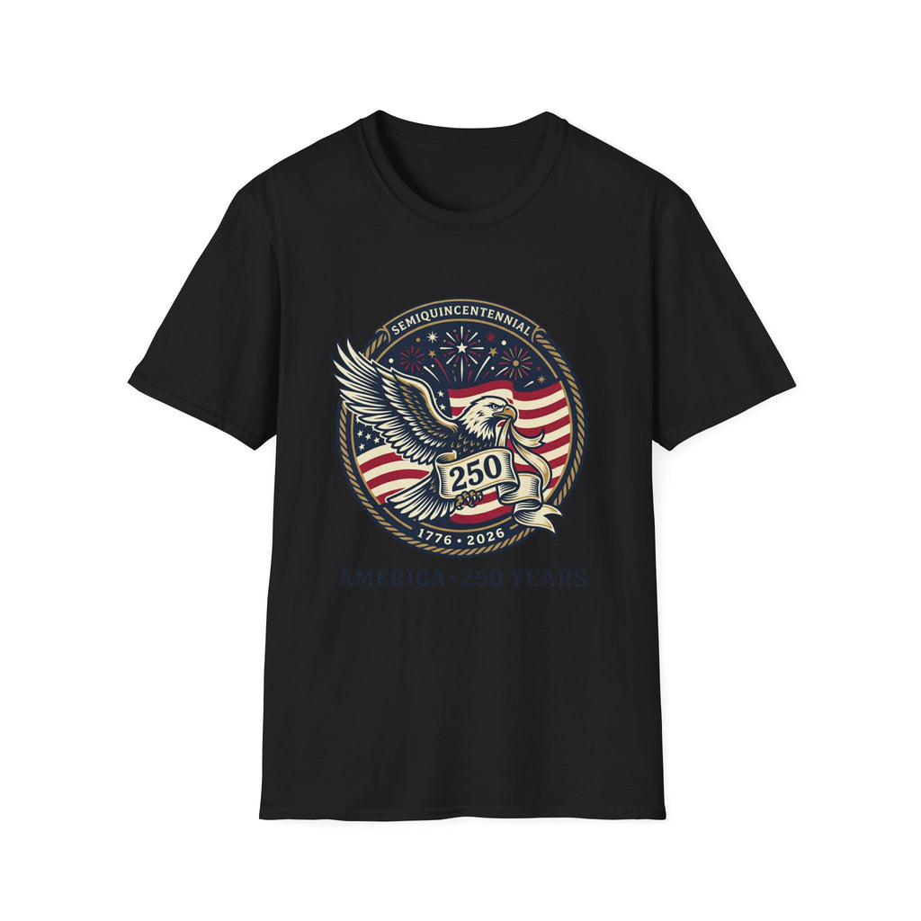 250th America Eagle T-Shirt — Semiquincentennial Patriotic Shirt