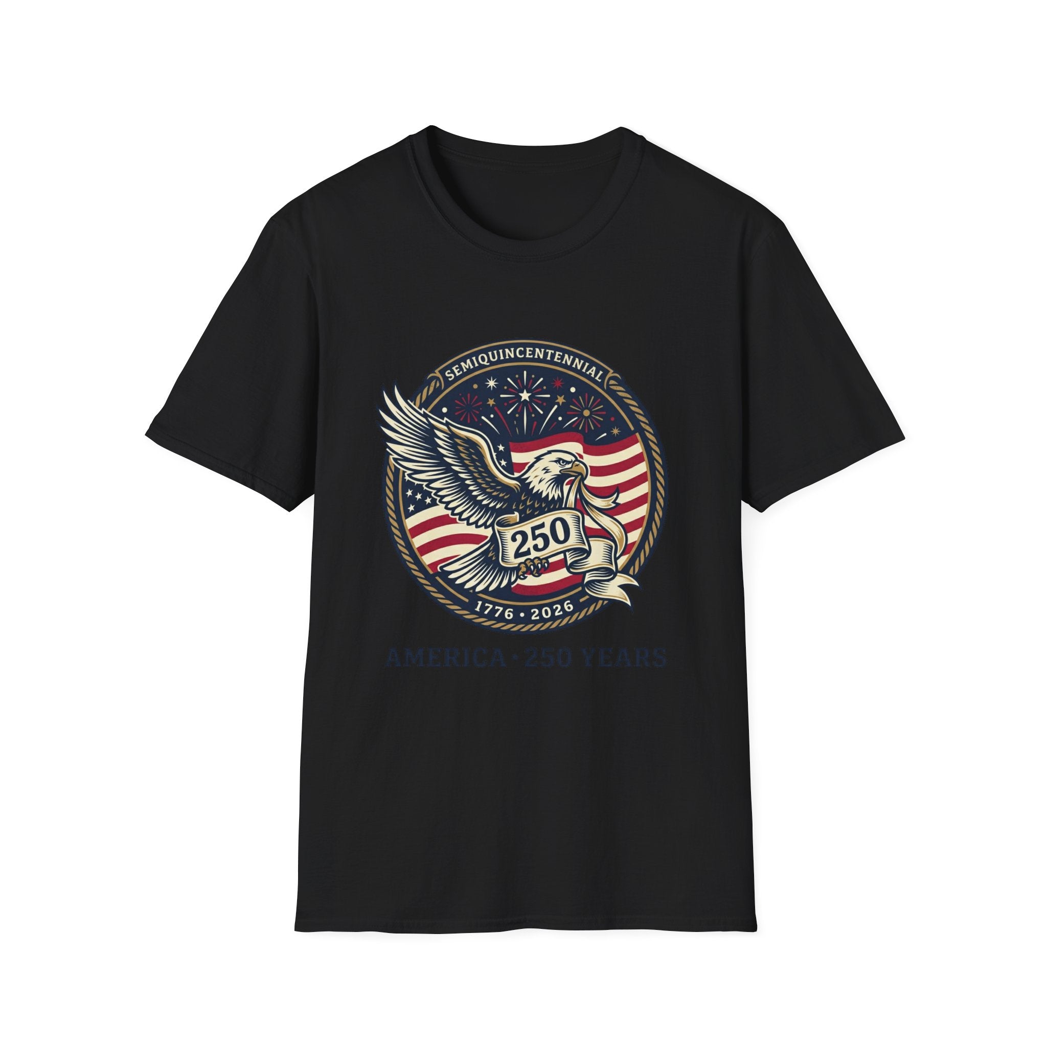 250th America Eagle T-Shirt — Semiquincentennial Patriotic Shirt