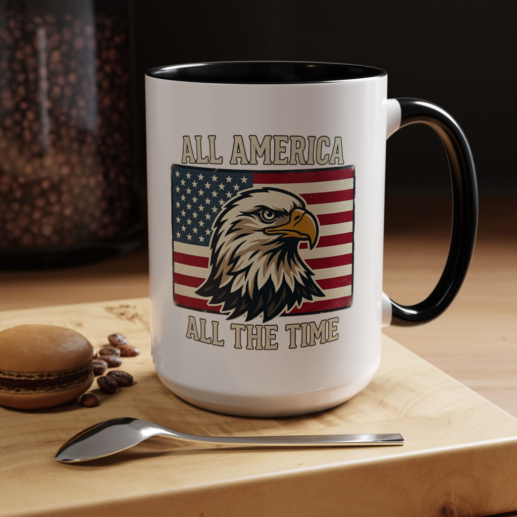 All America Eagle Coffee Mug — Patriotic 11oz Accent Mug