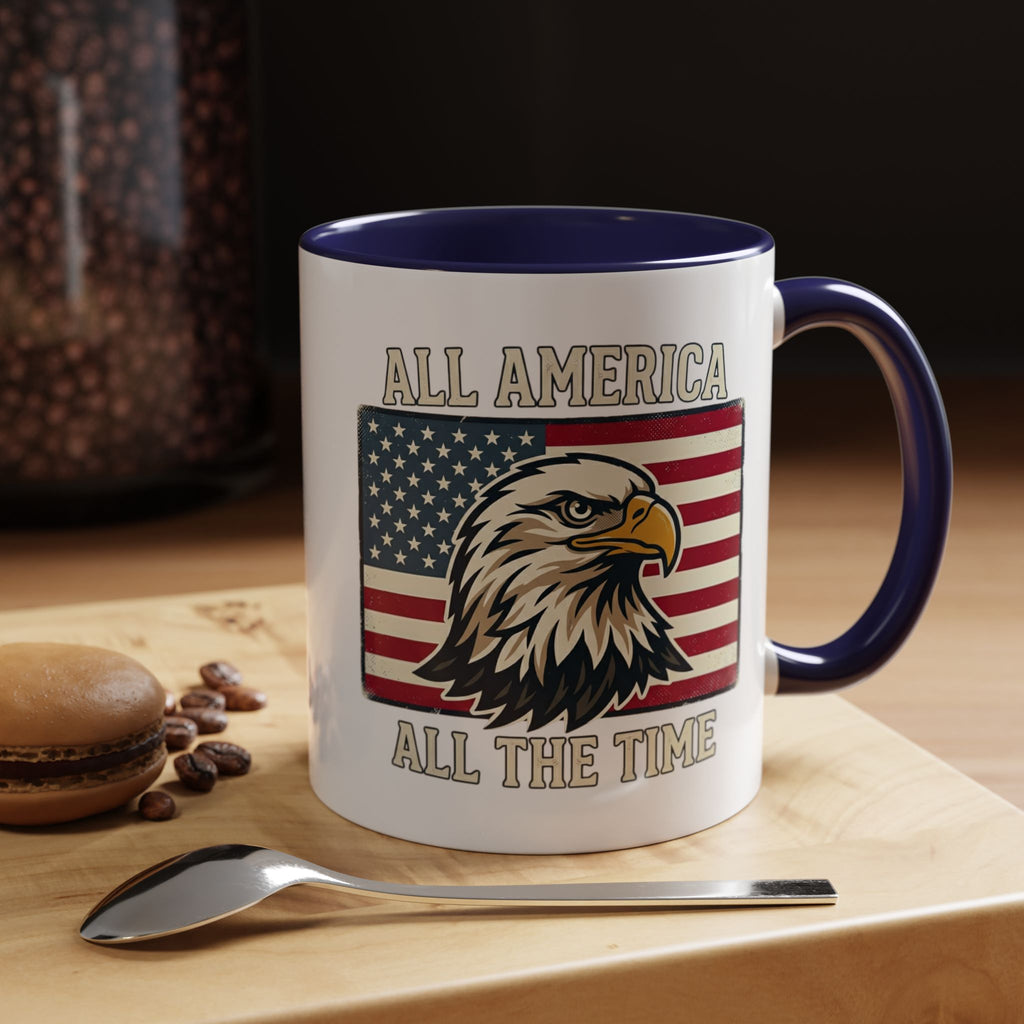 All America Eagle Coffee Mug — Patriotic 11oz Accent Mug