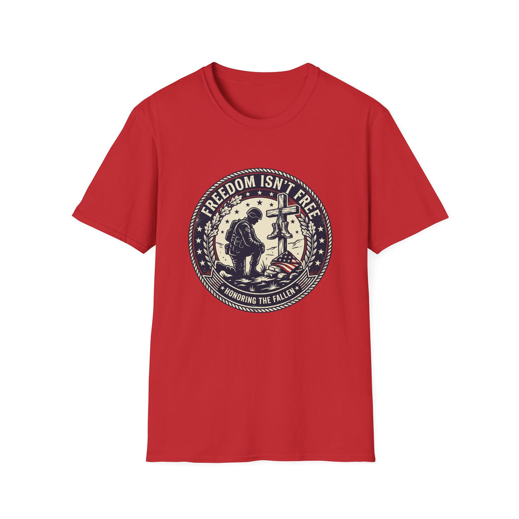 Freedom Isn't Free Memorial T-Shirt — Honoring the Fallen Military Tee