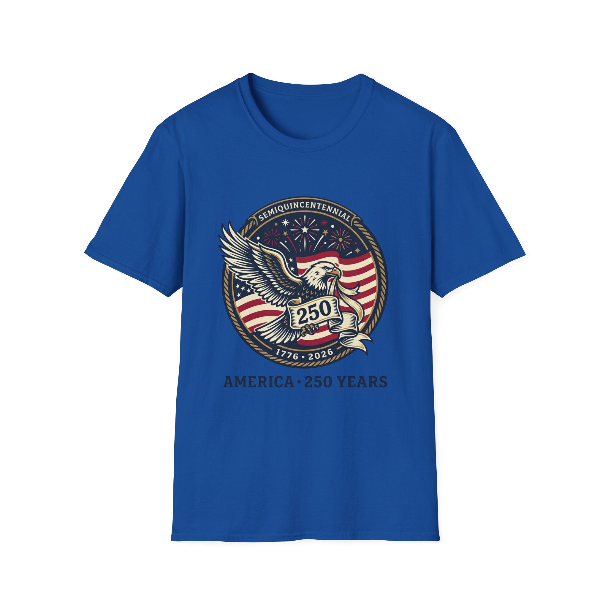 250th America Eagle T-Shirt — Semiquincentennial Patriotic Shirt