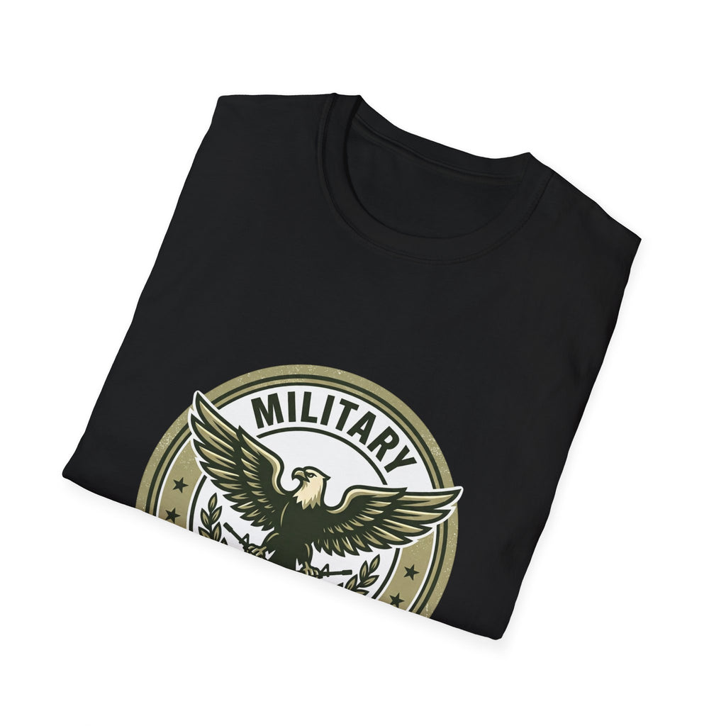 Military Eagle T-Shirt — Vintage Emblem Patriotic Tee
