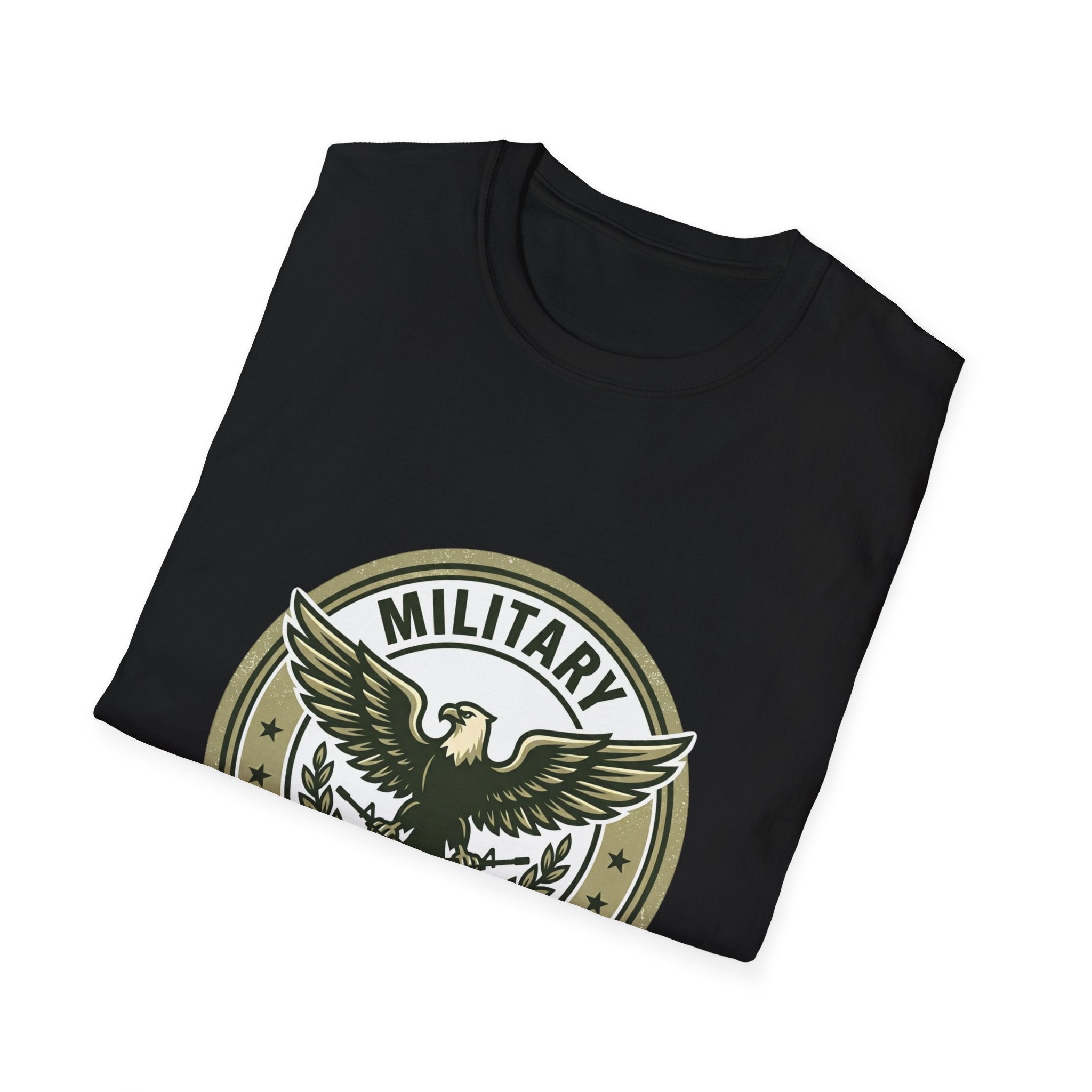 Military Eagle T-Shirt — Vintage Emblem Patriotic Tee