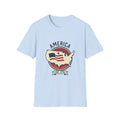 America Map Graphic T-Shirt – Vintage Flag Design, EST. 1776