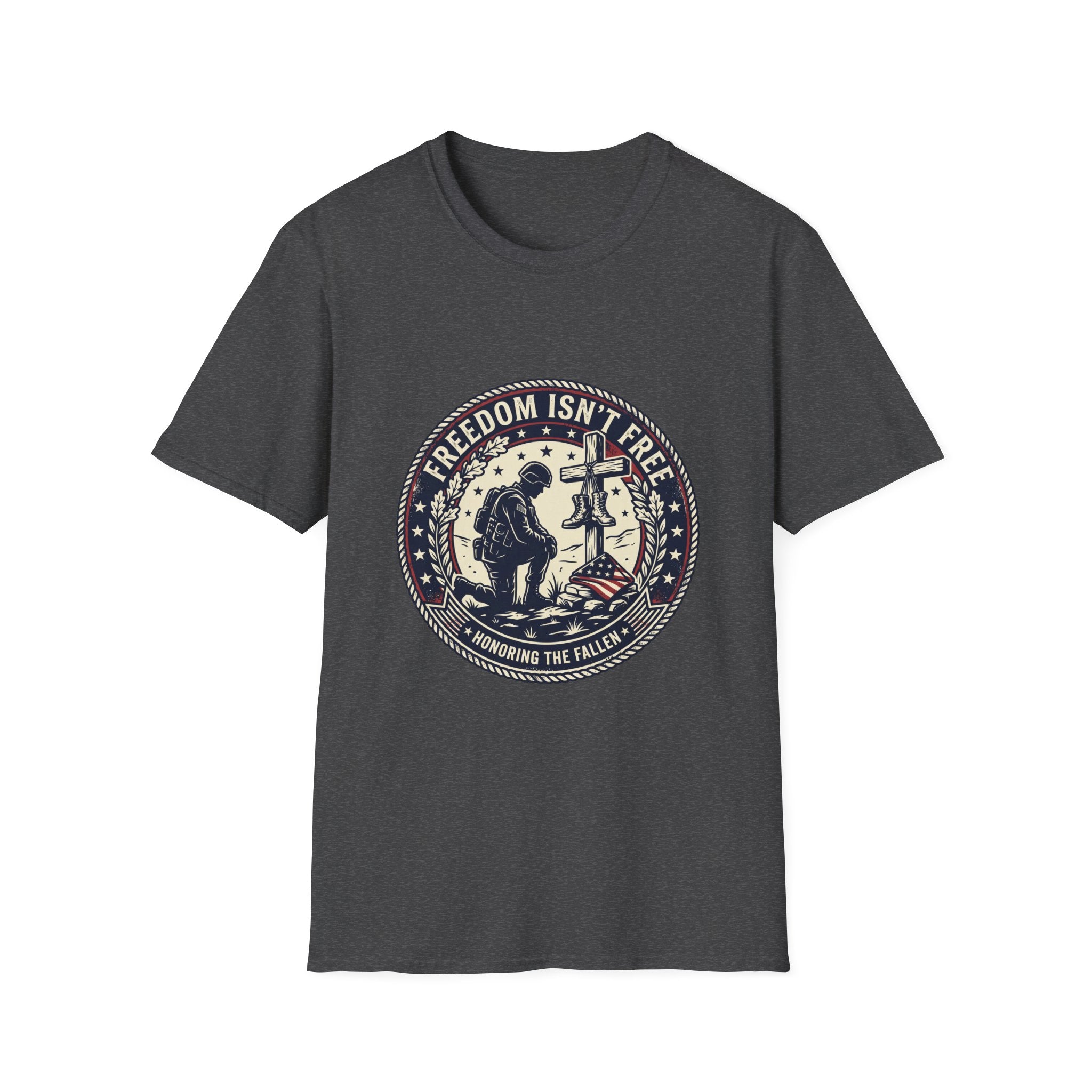Freedom Isn't Free Memorial T-Shirt — Honoring the Fallen Military Tee