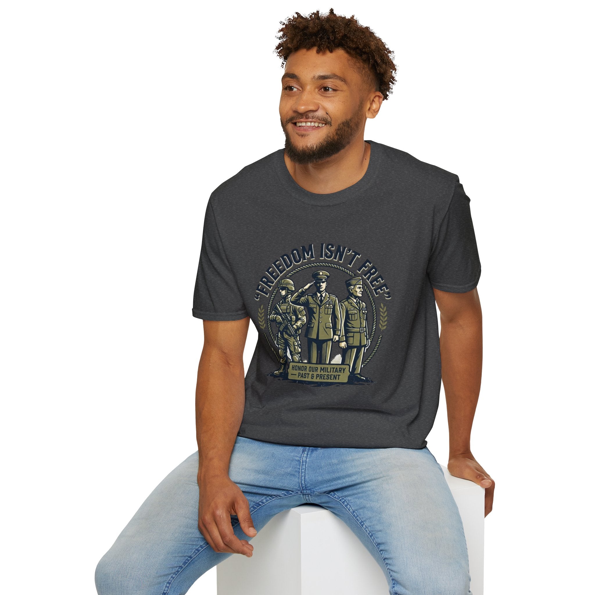 Freedom Isn't Free Military Tribute T-Shirt